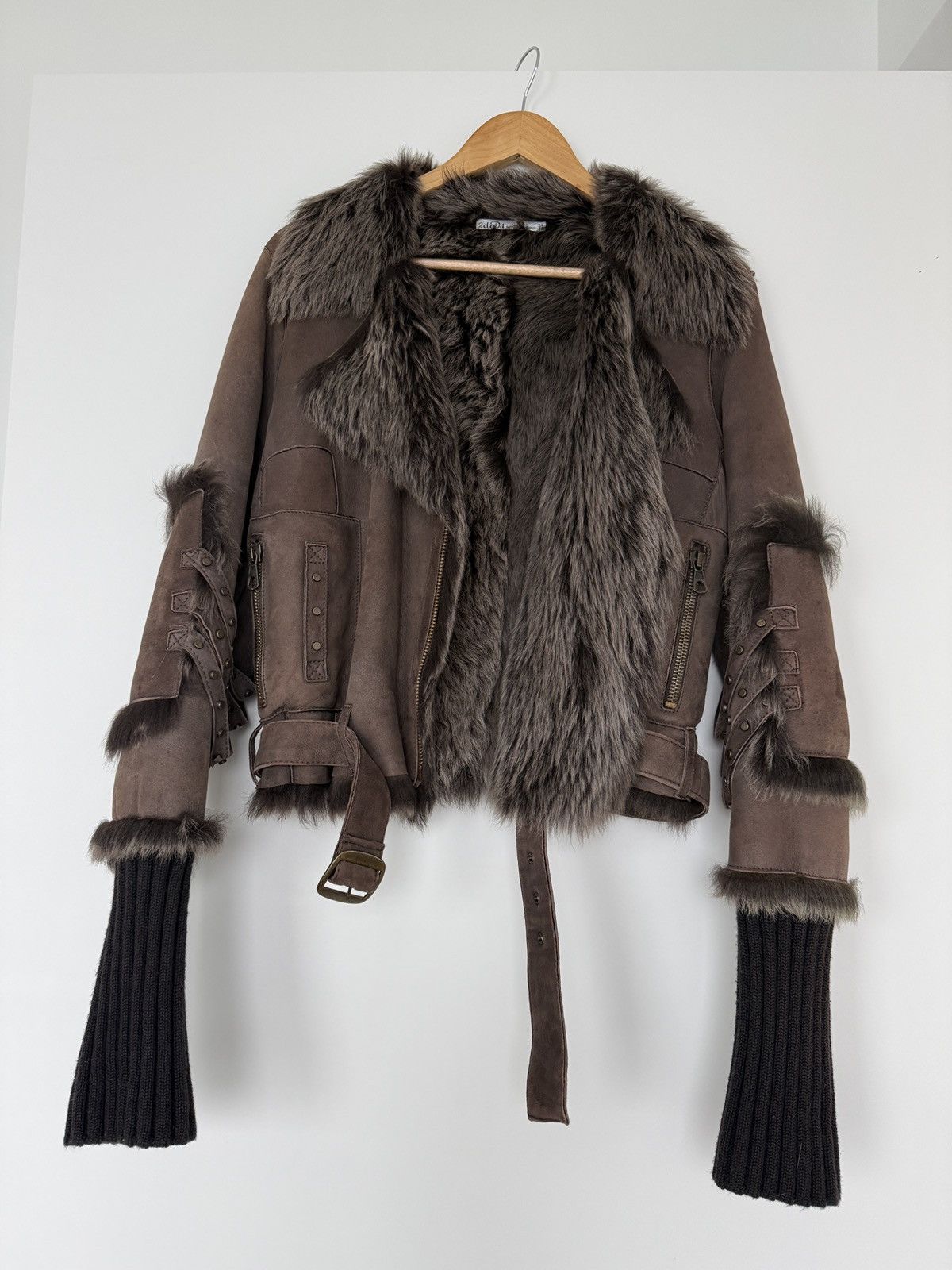 Antonio Berardi 2die4 Antonio Berardi Sheepskin Jacket Size XS / US 0-2 / IT 36-38 - 3 Thumbnail