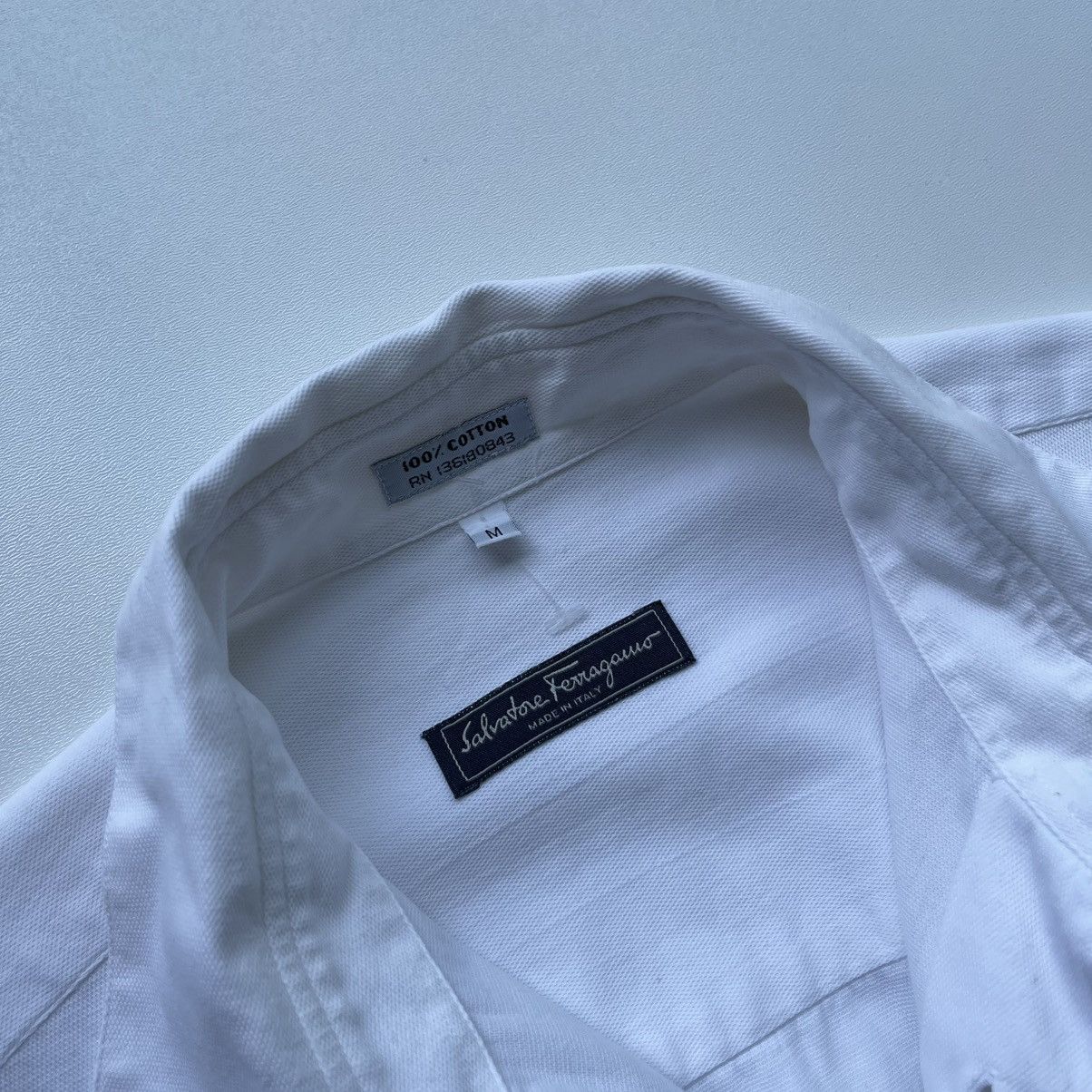 Salvatore Ferragamo Salvatore Ferragamo Pocket Cotton Button Ups Vintage Shirt Size US M / EU 48-50 / 2 - 7 Thumbnail