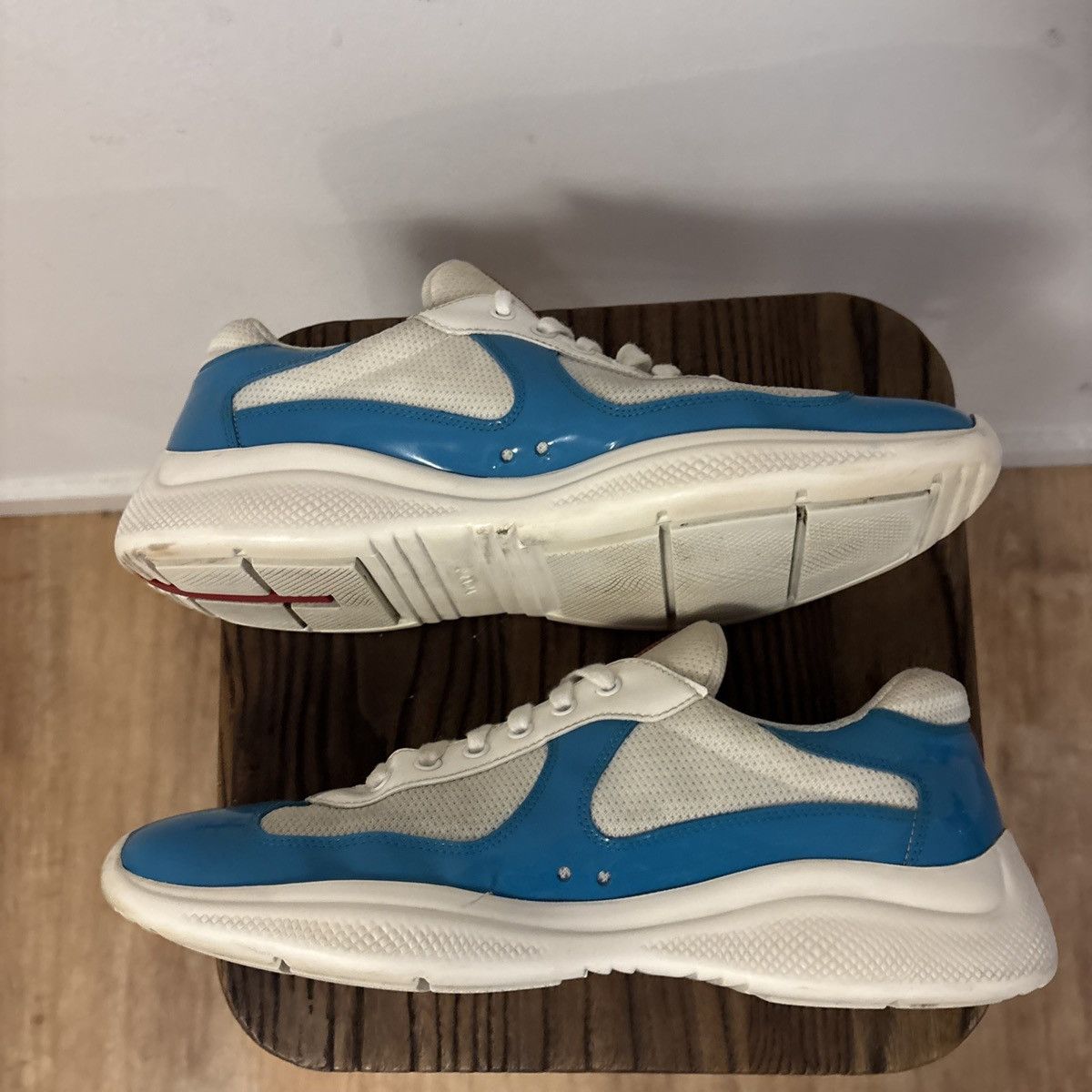 Prada Prada Cups Blue Size 10.5 / 11.5 US Size US 11.5 / EU 44-45 - 3 Thumbnail
