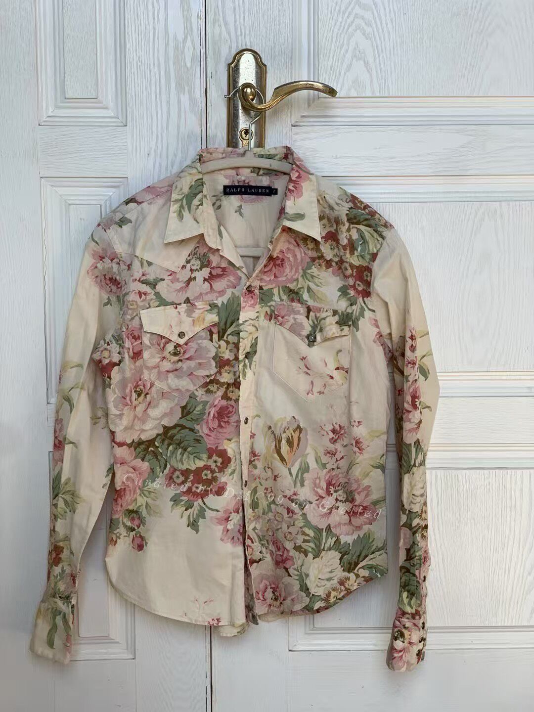 Ralph Lauren Ralph Lauren Vintage Cotton Floral Shirt Size M / US 6-8 / IT 42-44 - 1 Thumbnail