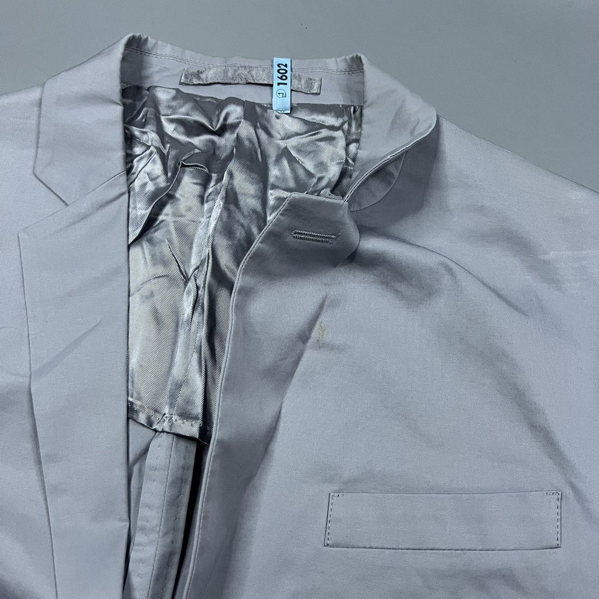 Prada Prada 2011 Nylon Blazer Silver Grey Size XL / US 12-14 / IT 48-50 - 21 Thumbnail