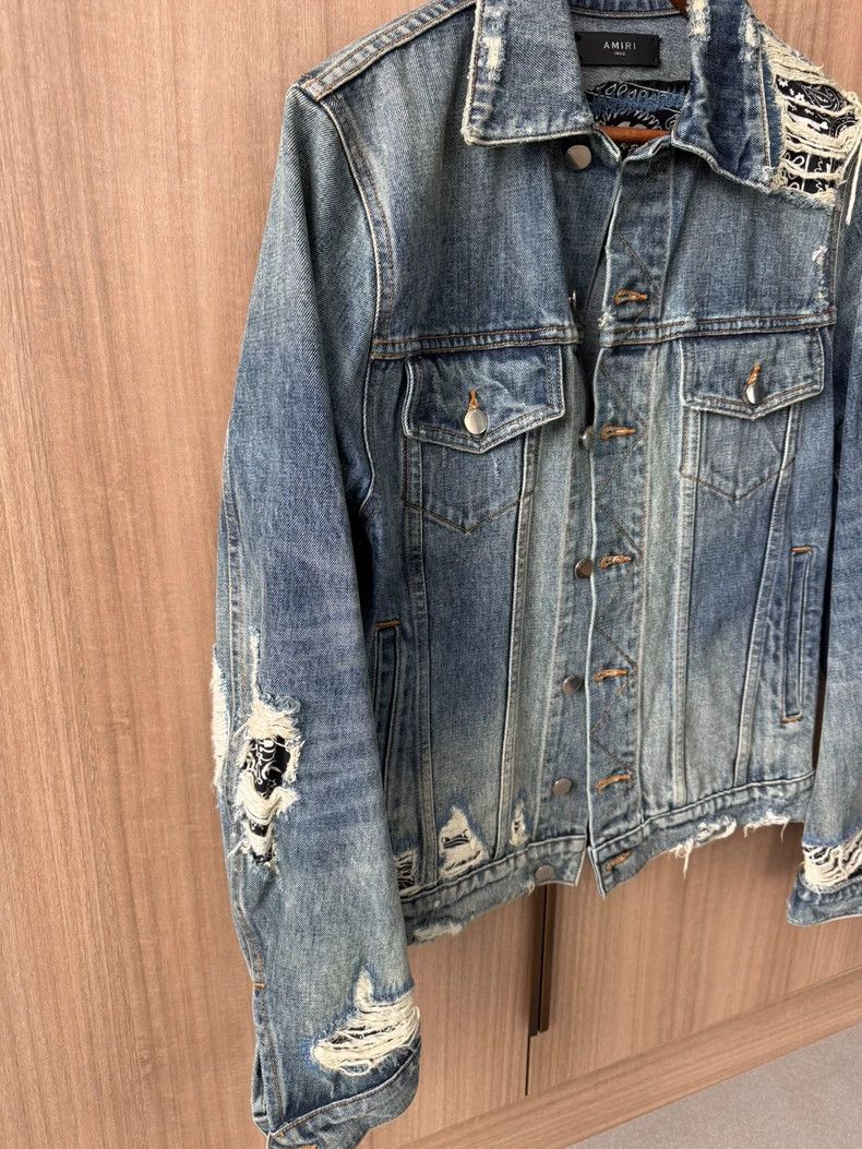 Amiri AmiriCashew flower denim jacket 2503-Nextarrow Size US S / EU 44-46 / 1 - 2 Thumbnail