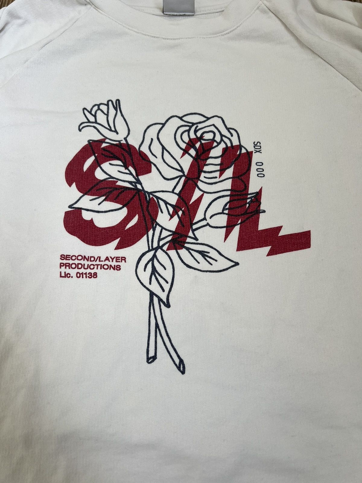 Second/Layer Second/layer shattered rose raglan pullover sweater Size US L / EU 52-54 / 3 - 8 Thumbnail