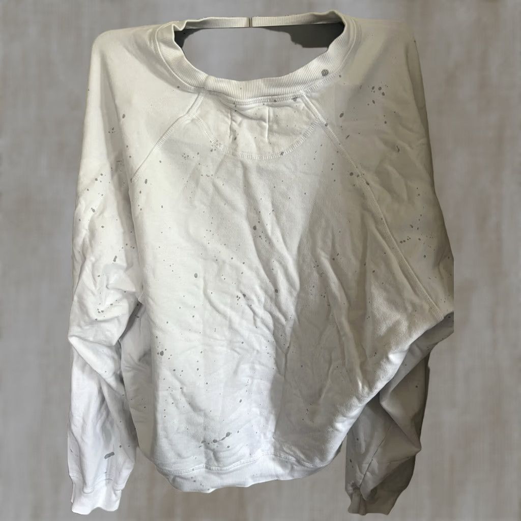 Vintage Electric & Rose Ronan Galaxy Pullover Sweatshirt L White Womens Long Sleeve Size L / US 10 / IT 46 - 1 Thumbnail