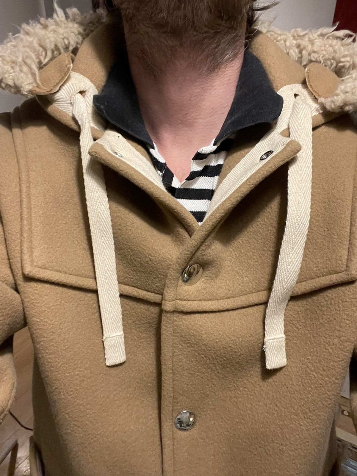 Acne Studios Acne Studios - Shearling, Hooded Duffel Coat Size US S / EU 44-46 / 1 - 8 Thumbnail