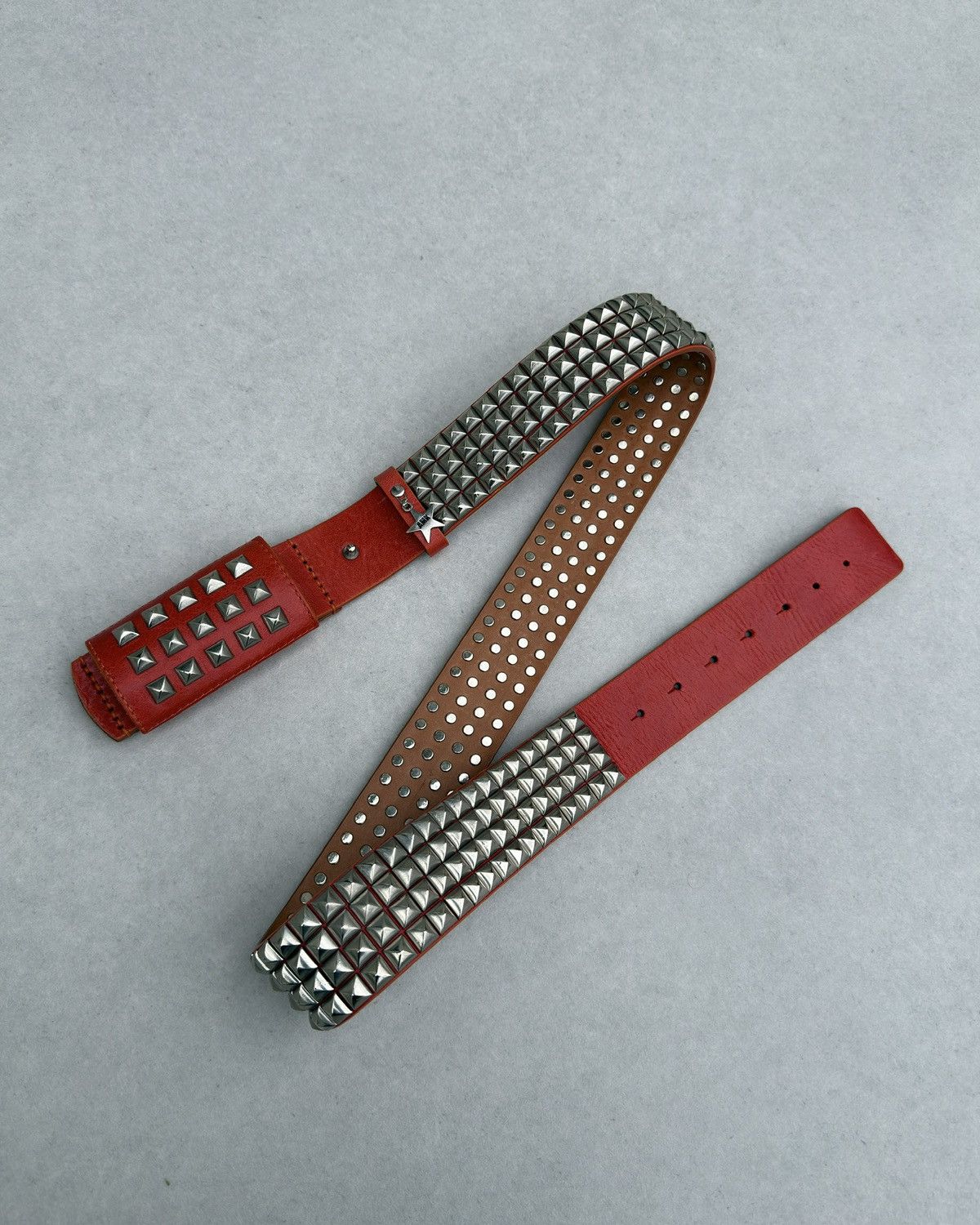 Andrew Mackenzie AW2008 Andrew Mackenzie Studded Punk Leather Belt Size ONE SIZE - 5 Thumbnail