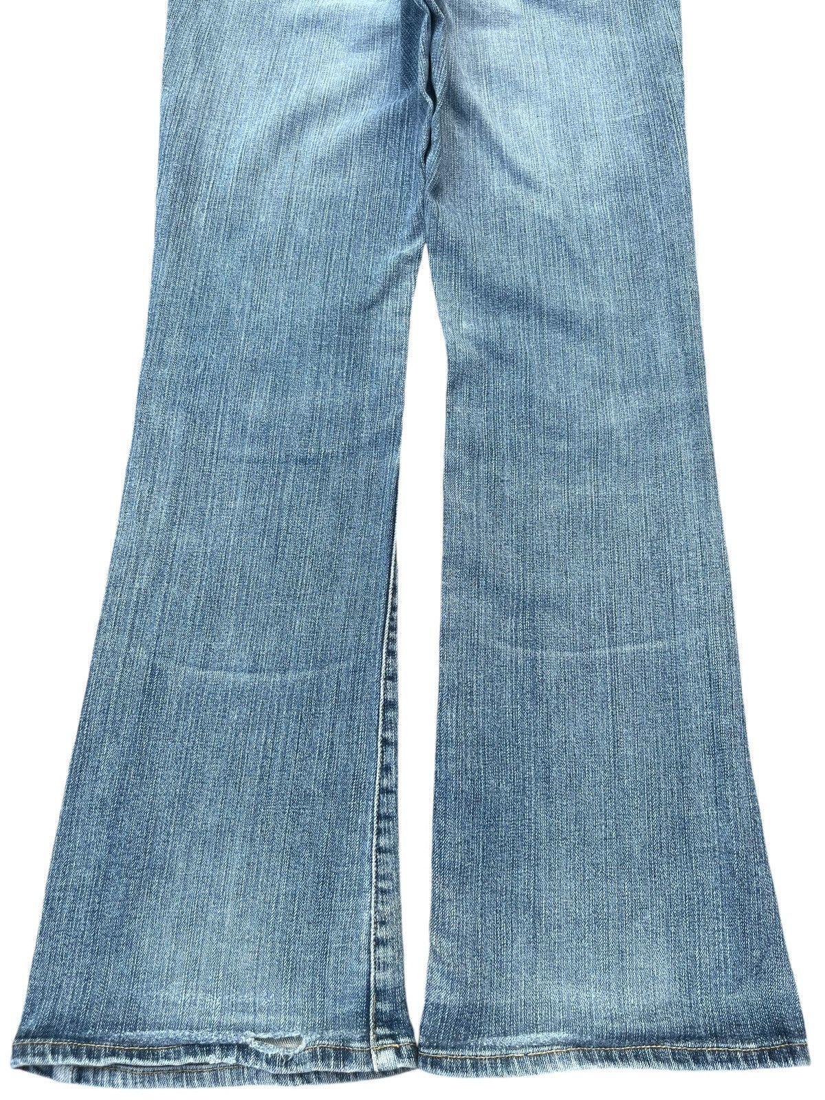 Japanese Brand Vintage Japanese Brand Mid Rise Blue Washed Sick Flare Jeans Size US 30 / EU 46 - 5 Thumbnail