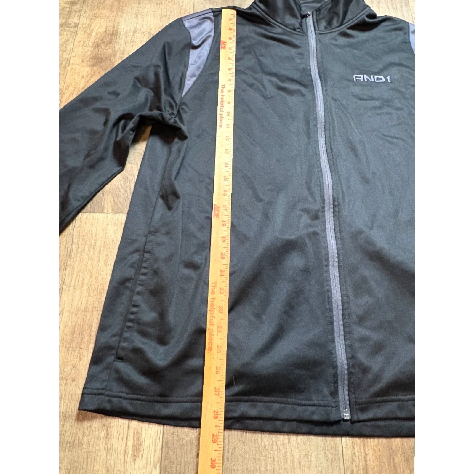Vintage AND1 Basketball Jacket Mens XL Black Embordered Y2K Full Zip Athletic RN 117927 Size US XL / EU 56 / 4 - 4 Thumbnail