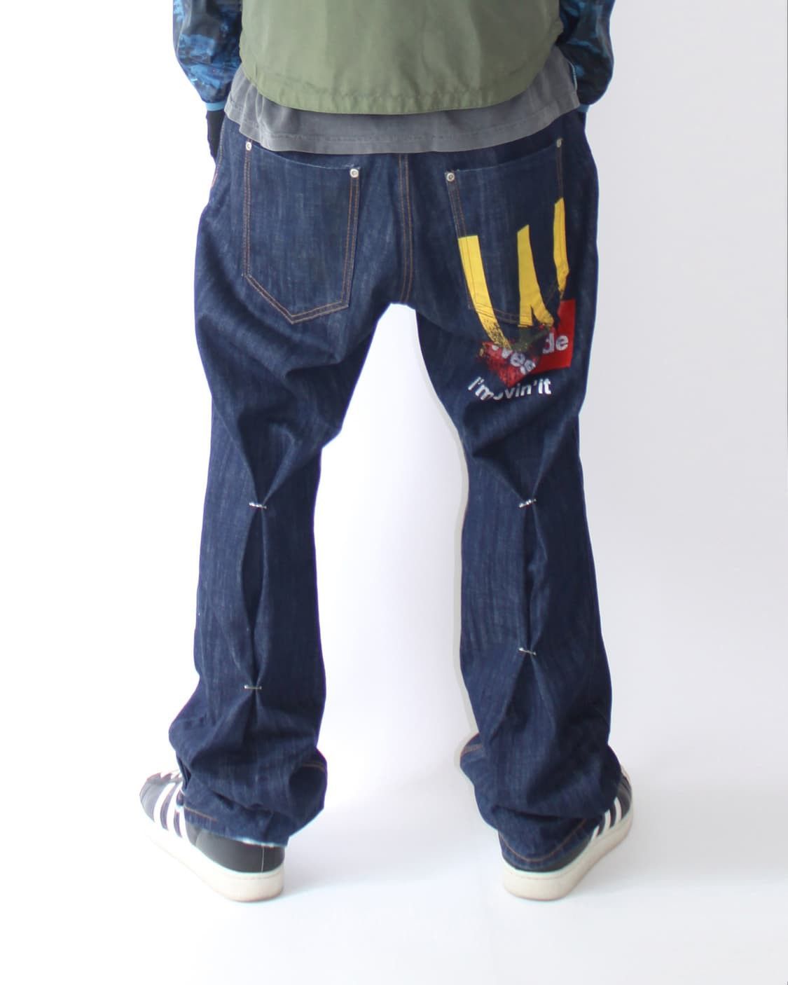 La Gear Vintage West Side Seagull Ripoff Travis Scott Flacko Denim Size US 36 / EU 52 - 13 Thumbnail