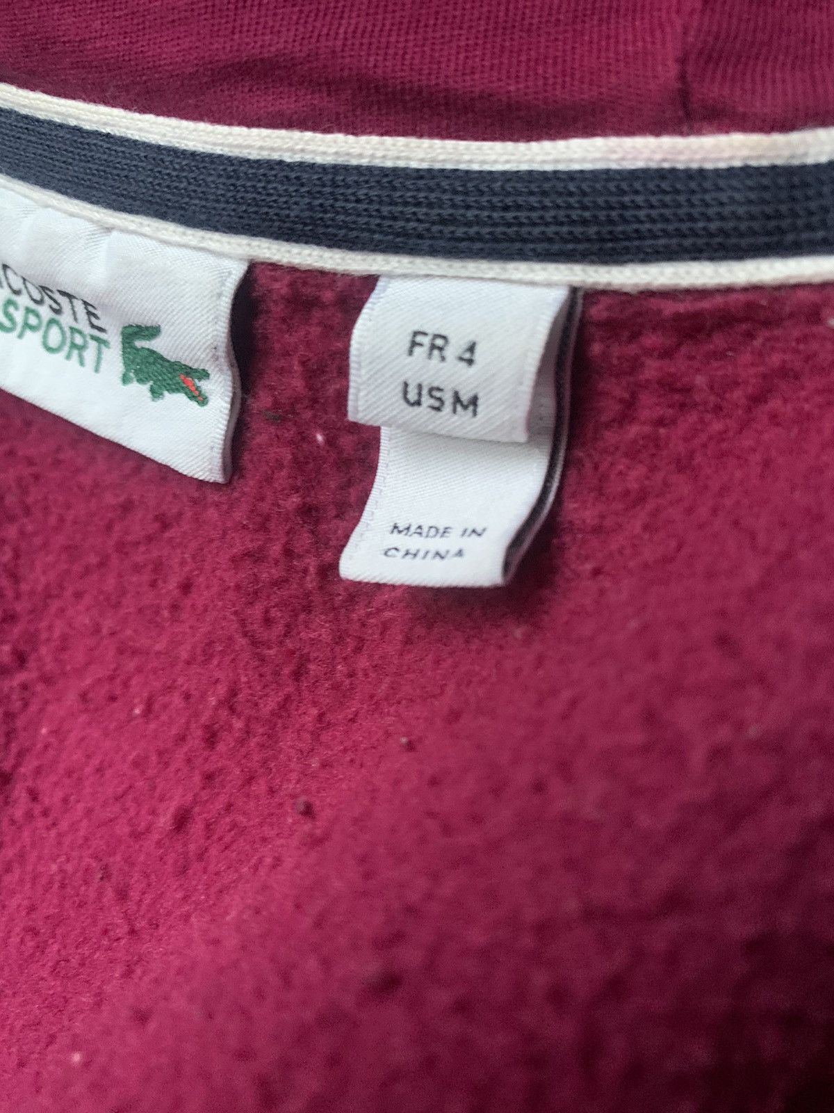 Lacoste Purple Lacoste Mens Hoodie Size US M / EU 48-50 / 2 - 4 Thumbnail
