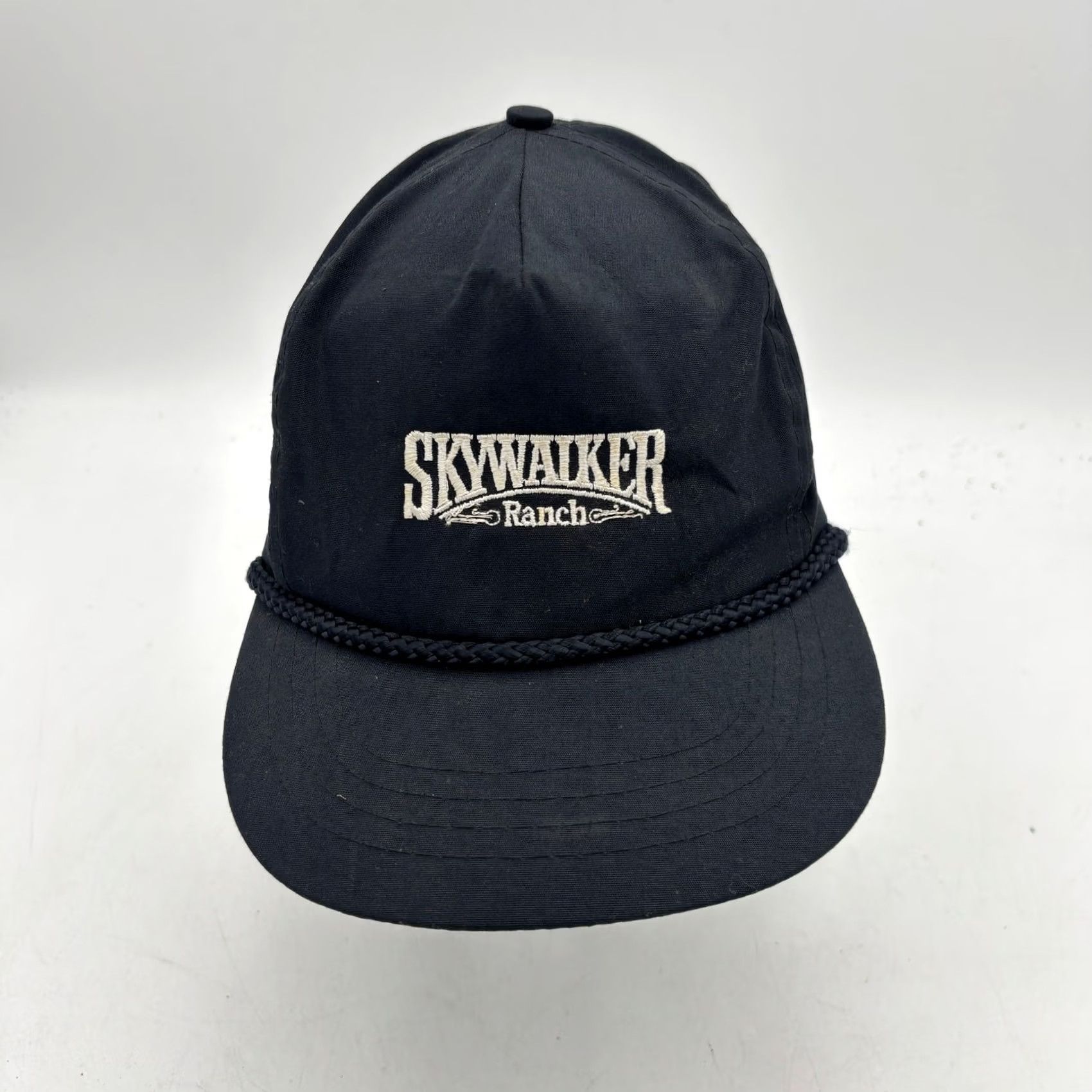 Star Wars VINTAGE Skywalker Ranch Star Wars George Lucas Rope Leather Strapback Hat Size ONE SIZE - 2 Thumbnail