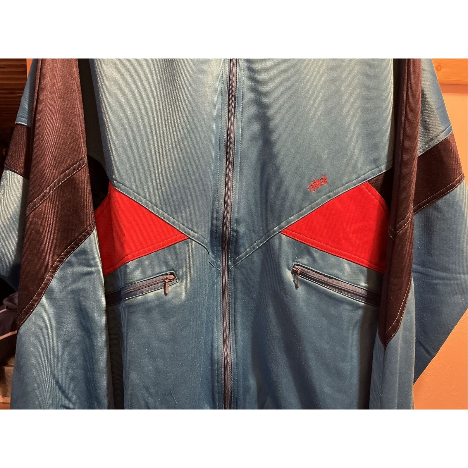 The Unbranded Brand Etirel Vintage Men’s L Blue Long Sleeve Zip Up Tracksuit Top Size US L / EU 52-54 / 3 - 7 Thumbnail