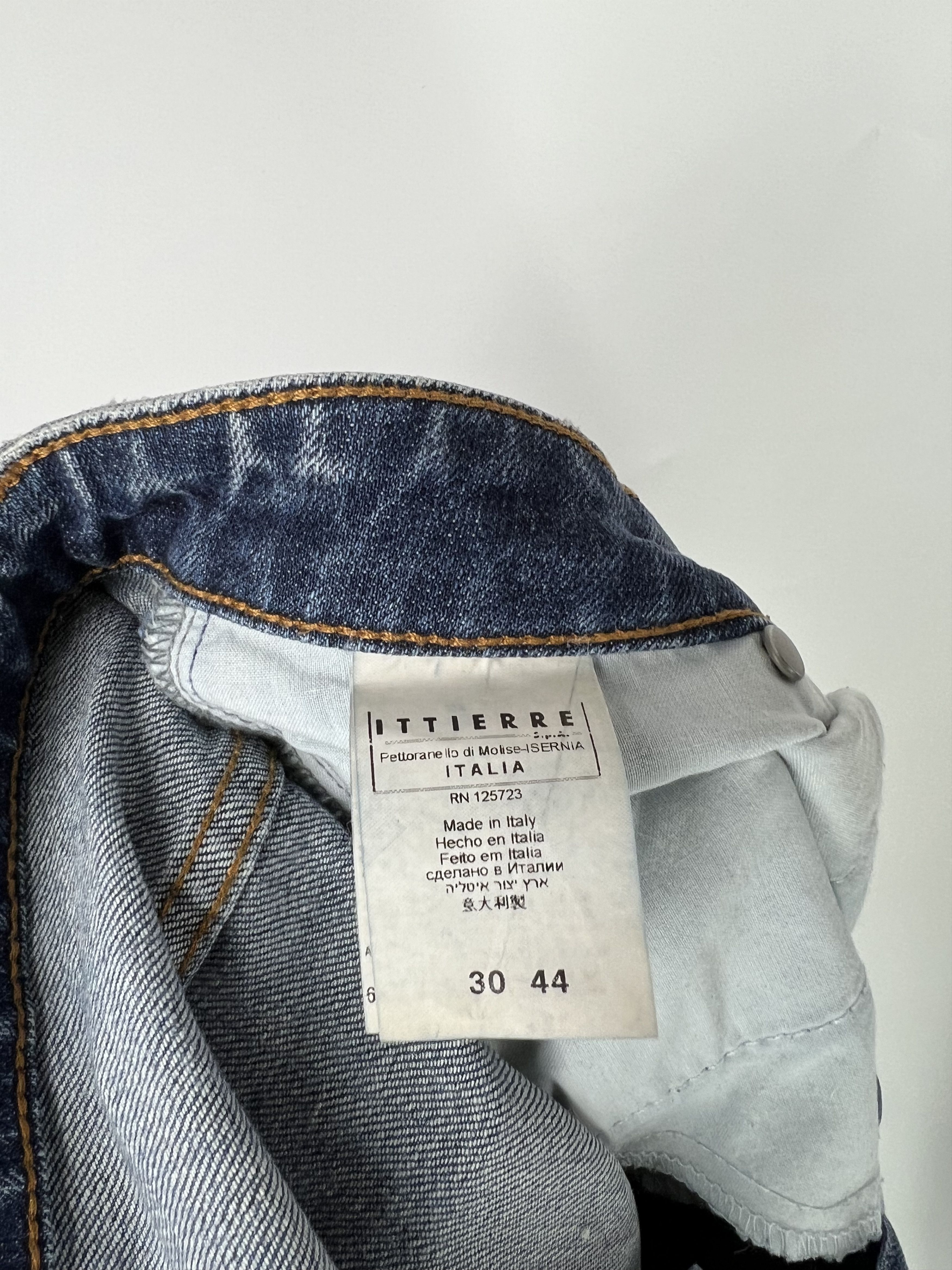 Pierre Balmain Pierre Balmain Women's Blue Cropped Skinny Jeans Size 30/44 Size 30" / US 8 / IT 44 - 15 Thumbnail