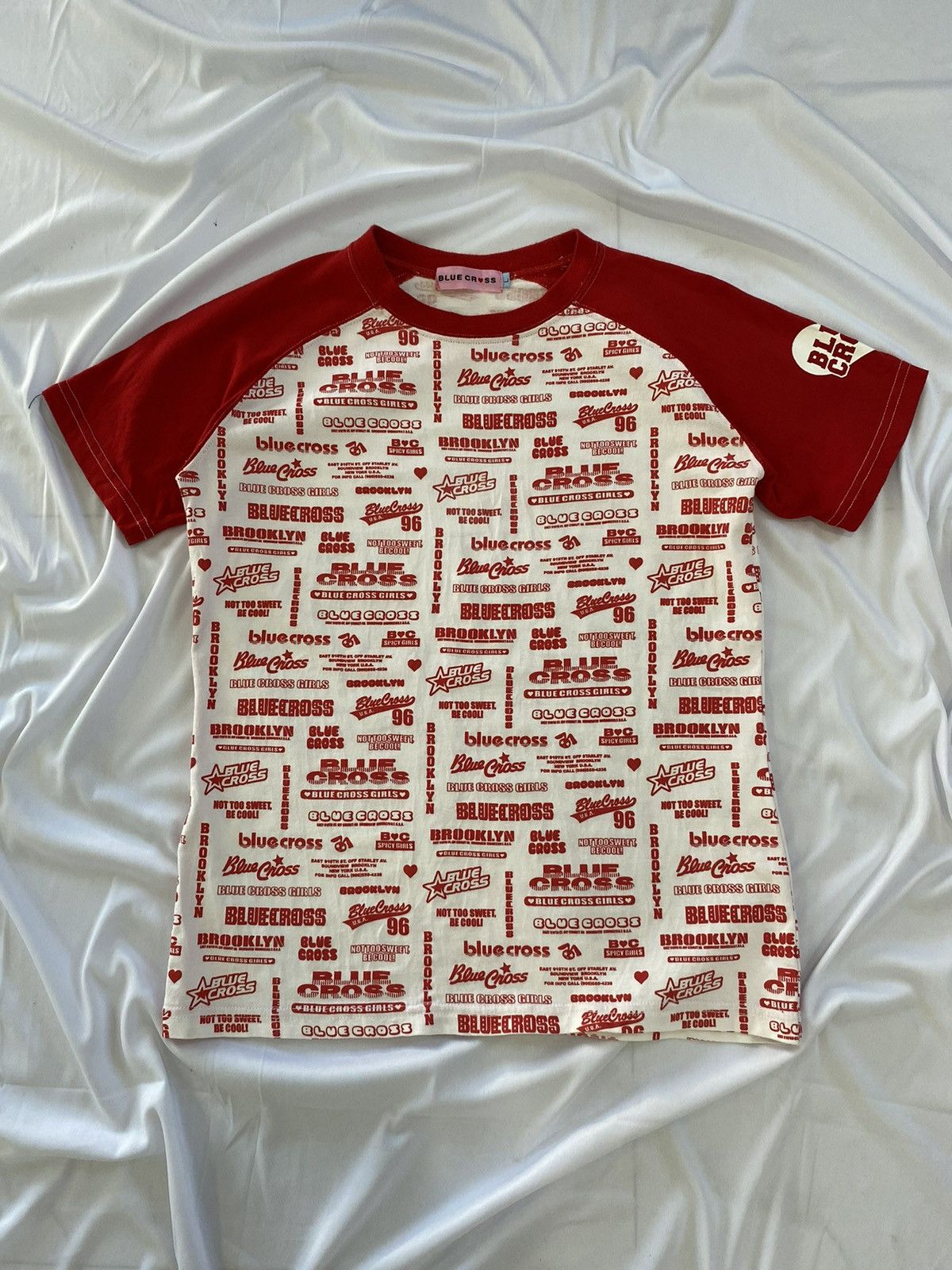 Hysteric Glamour × Japanese Brand blue croos tshirts hysteric style Size US S / EU 44-46 / 1 - 2 Thumbnail