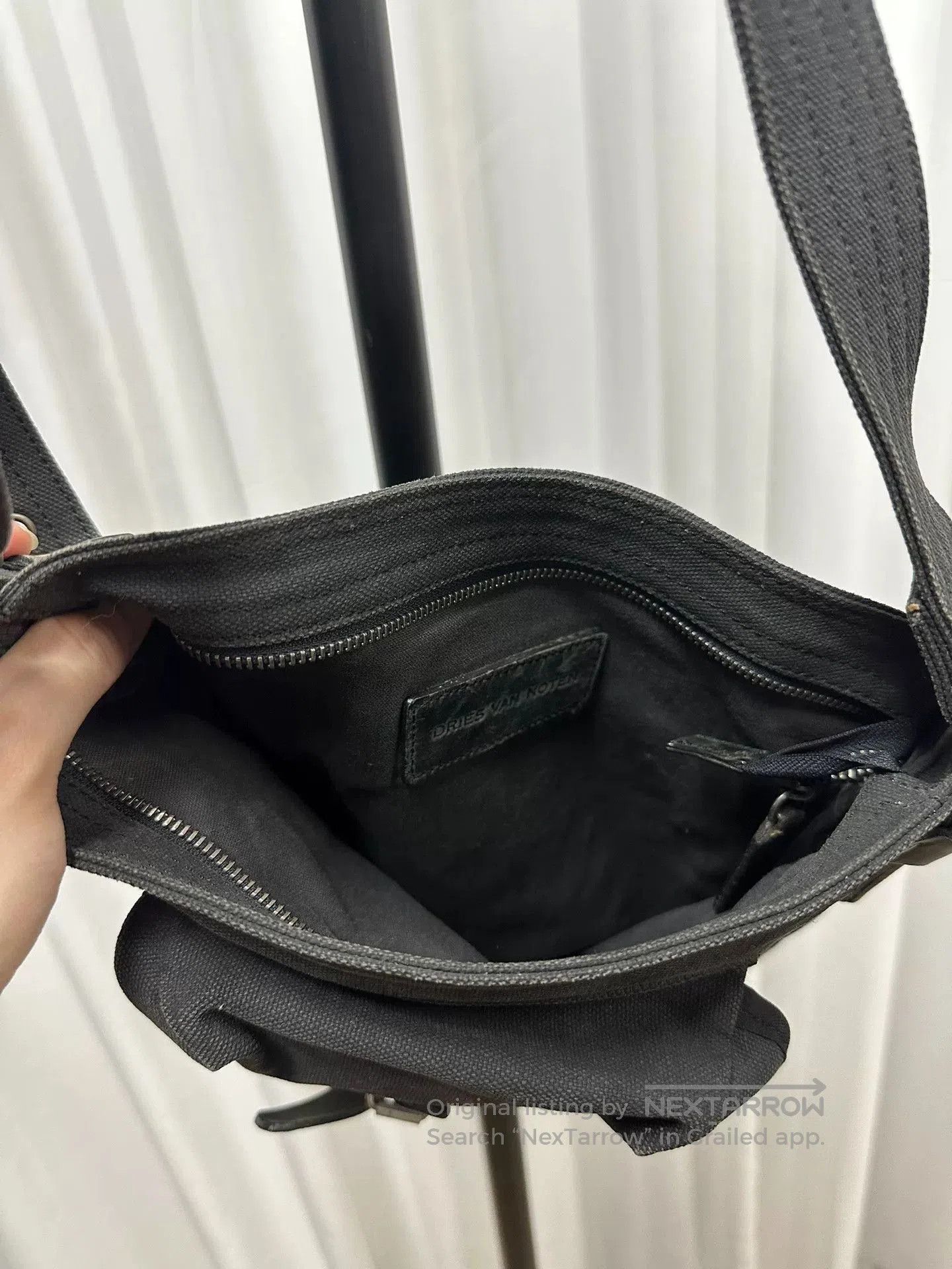 Dries Van Noten Dries Van Noten Black Crossbody Bag. Size ONE SIZE - 6 Thumbnail