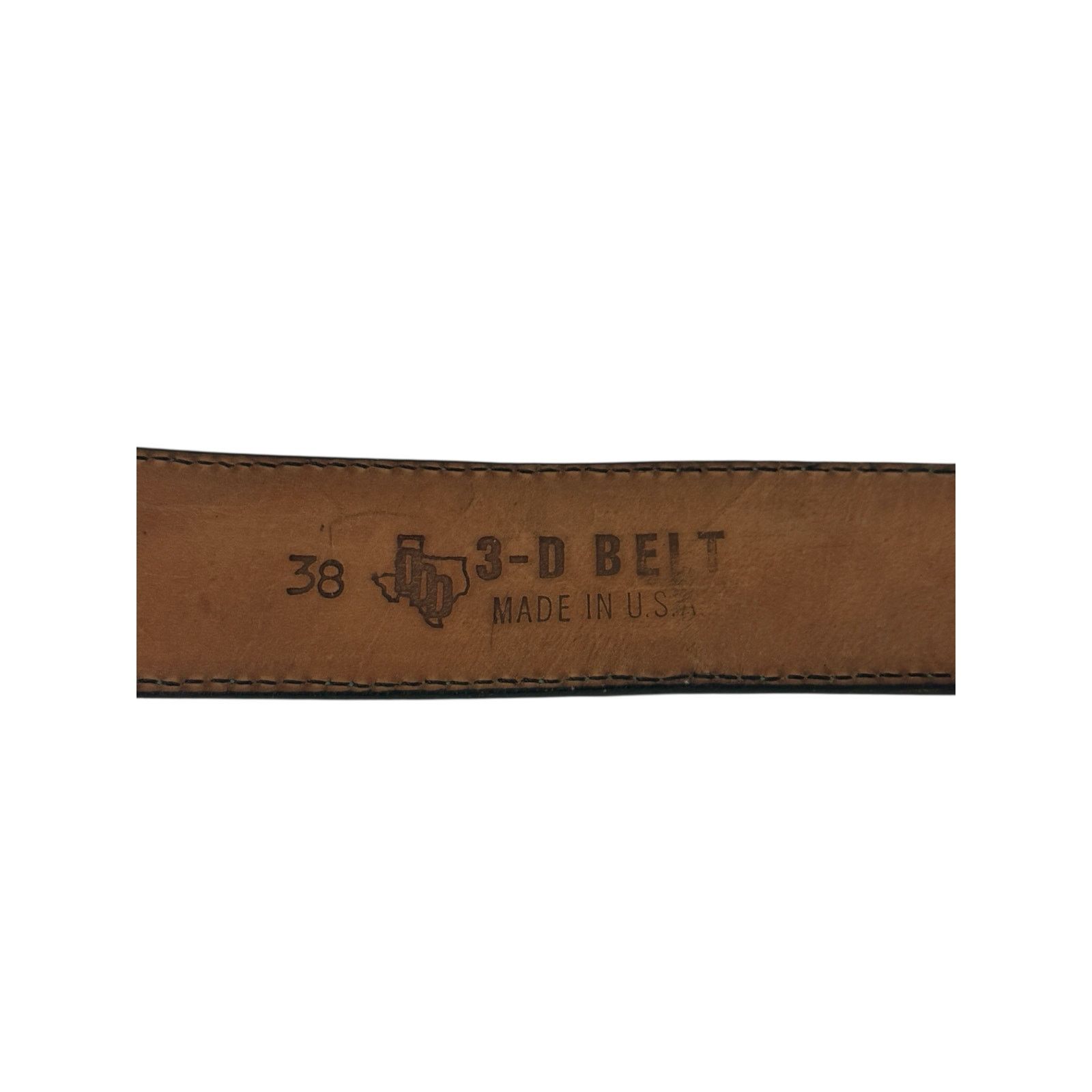 & Other Stories Vintage DDD Black Reptile Embossed Leather Belt Strap 38 Size ONE SIZE - 5 Thumbnail