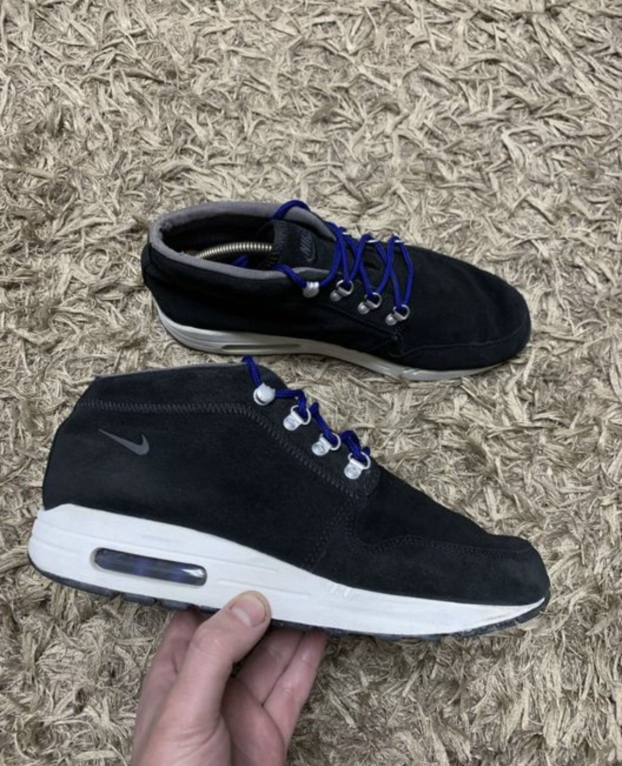 Nike Nike wardour Airmax black 1 high top sneakers shoes 9US Size US 9 / EU 42 - 1 Thumbnail