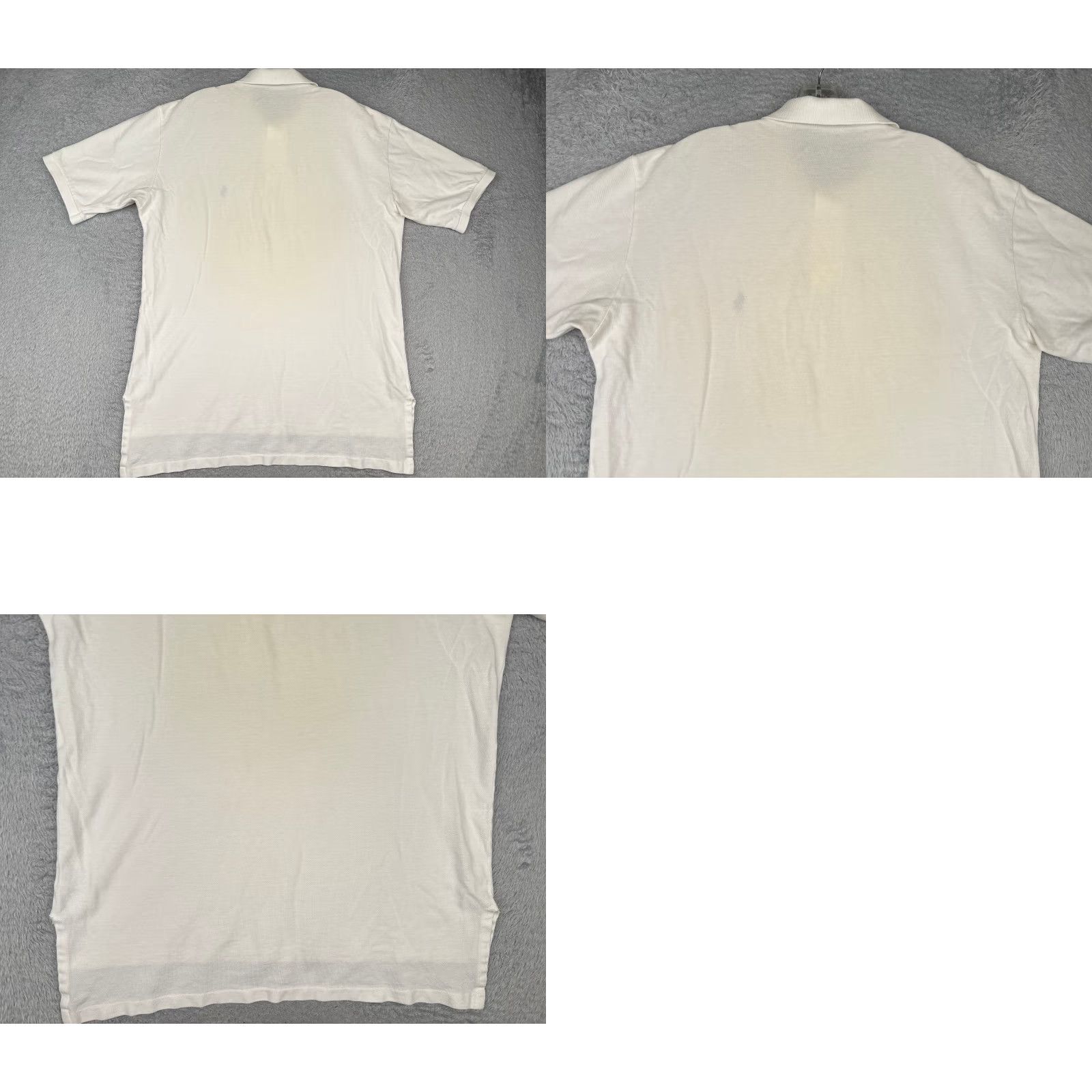 Ralph Lauren VINTAGE Ralph Lauren Polo Shirt Men L White 100% Cotton Pony Made USA Mens Polo Shirts 100% Cotton White Polo Shirt Size US L / EU 52-54 / 3 - 9 Thumbnail