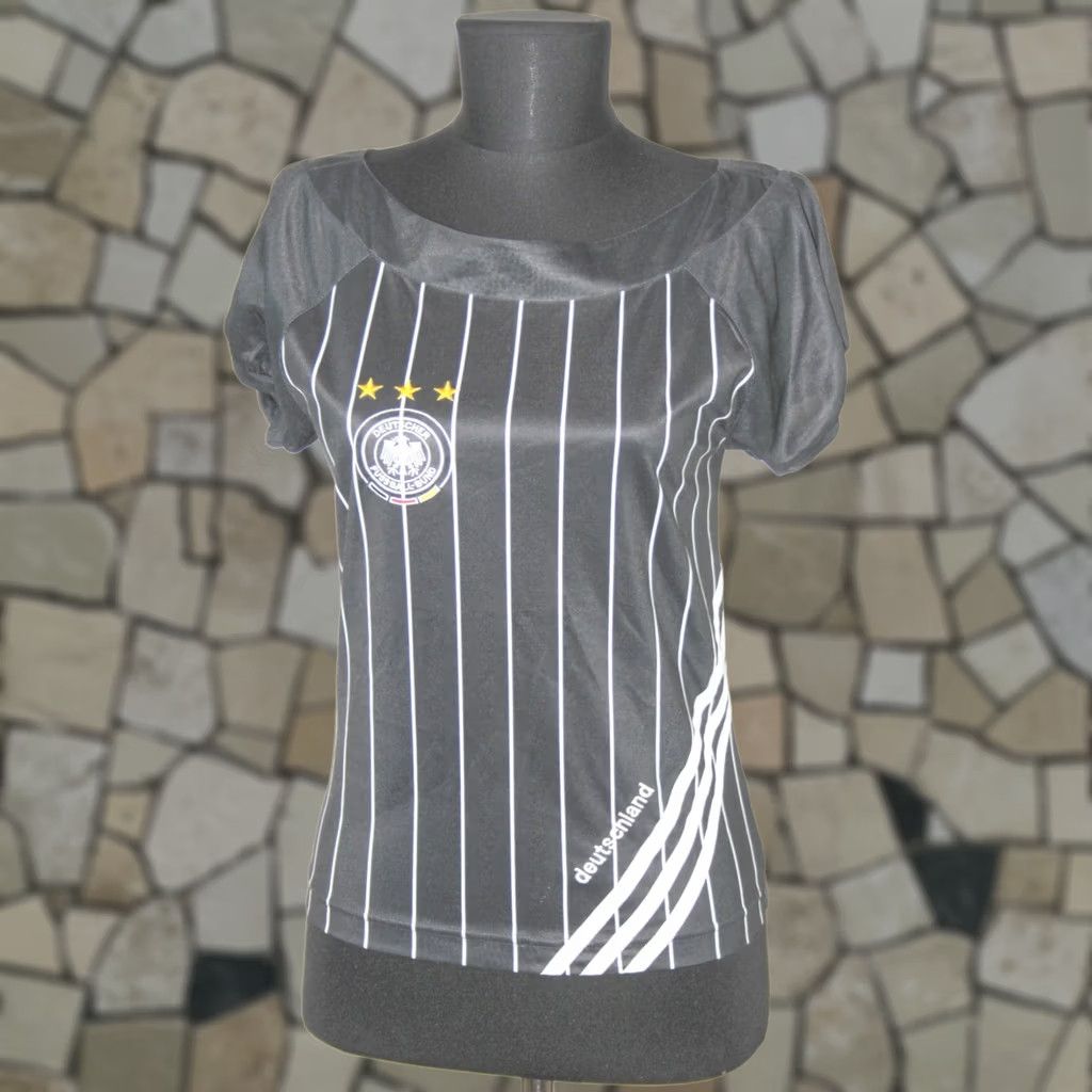 Adidas Adidas Germany National Football Team womens shirt S Black Size S / US 4 / IT 40 - 1 Thumbnail