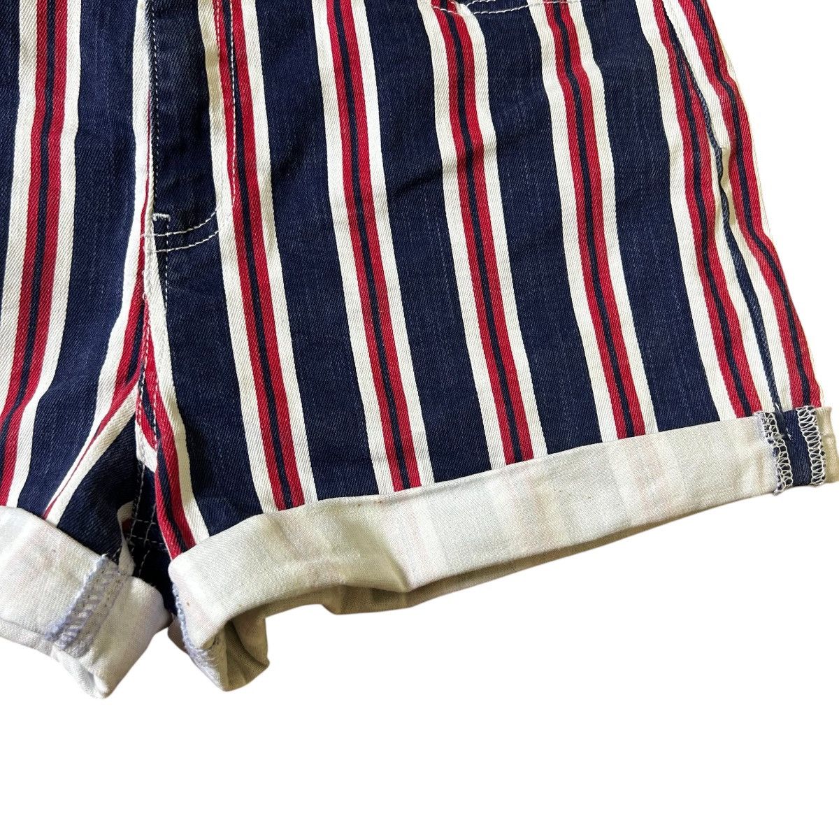 Dickies Vintage Y2K Dickies Striped Blue Red And White Short Size 28" / US 6 / IT 42 - 5 Thumbnail