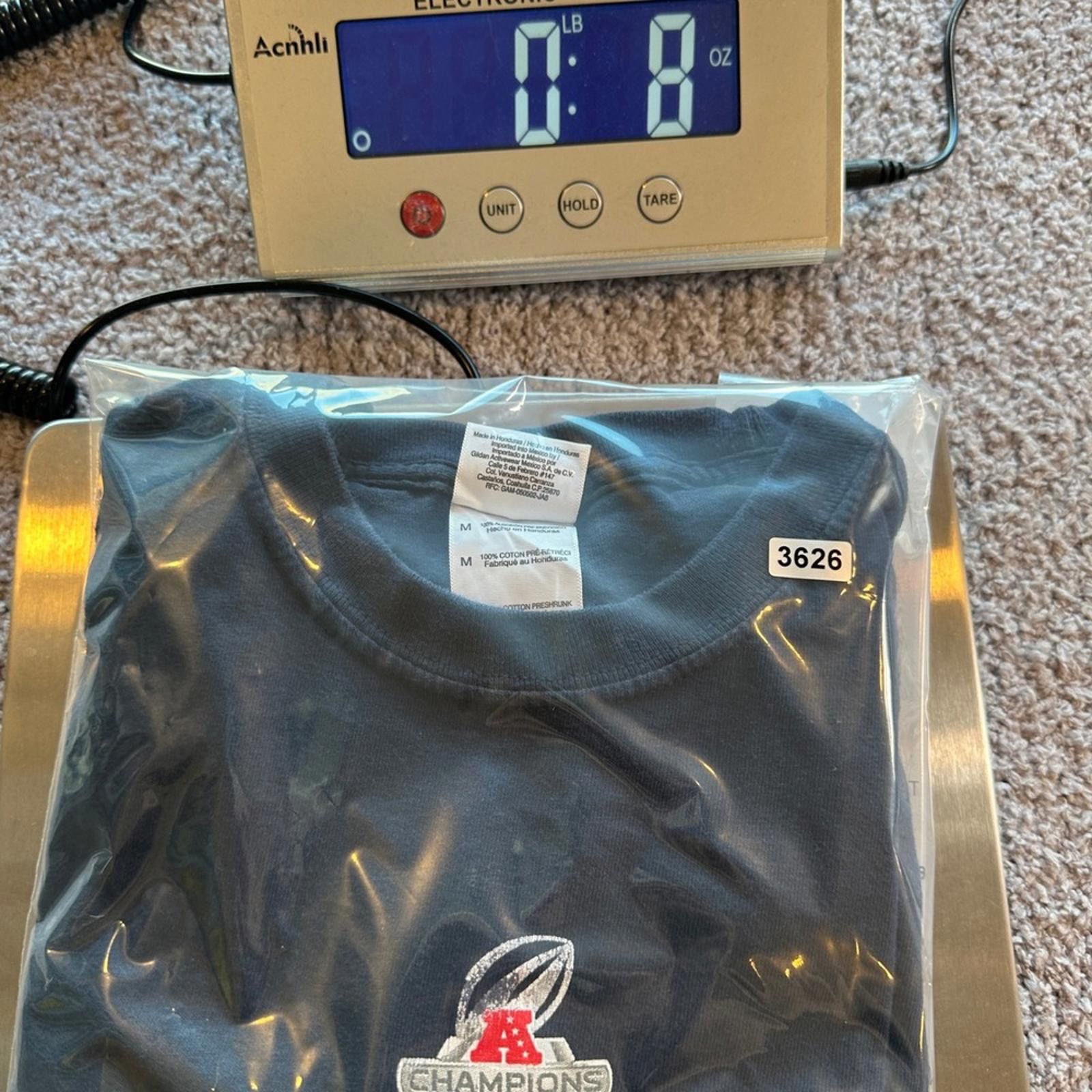 Gildan New England Patriots 2014 Conference Champions Shirt Mens M Size US M / EU 48-50 / 2 - 6 Thumbnail