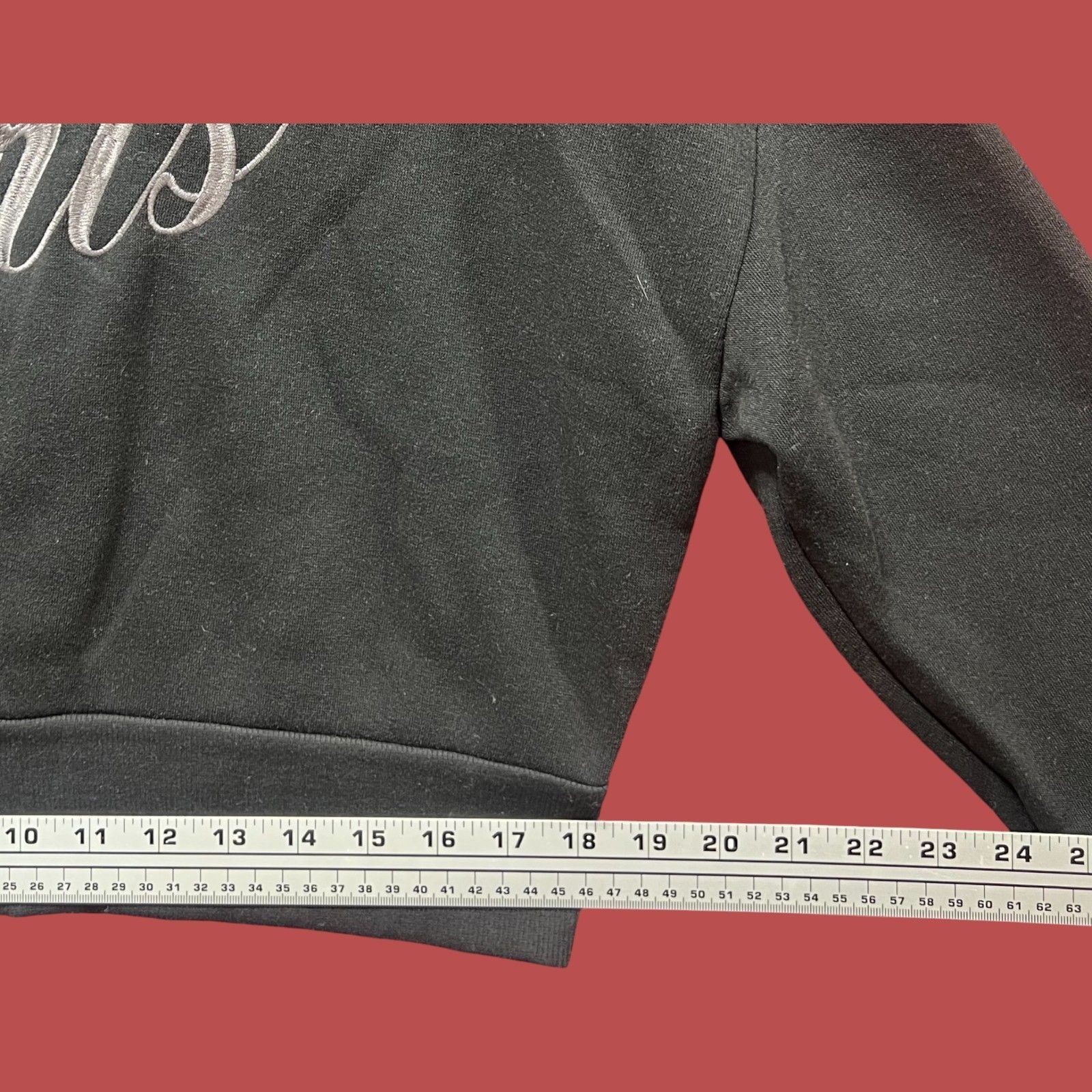 rue21 Rue 21 - Women's Long Sleeve Hooded Sweatshirt - Black - Ext Size XL / US 12-14 / IT 48-50 - 5 Thumbnail