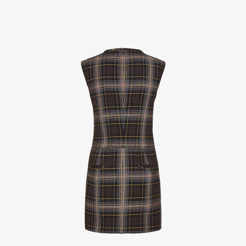 Fendi o1s1wg110226 Mini Dress in Multicolor Size S / US 4 / IT 40 - 2 Thumbnail