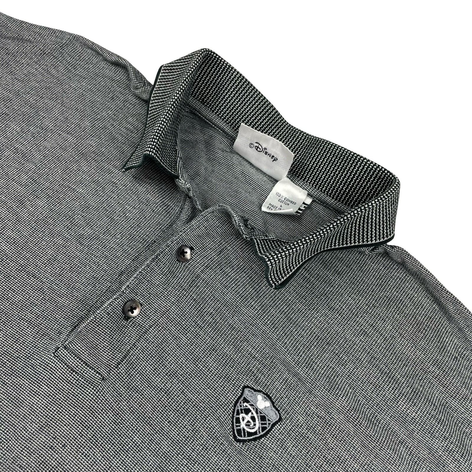 Disney VTG Walt Disney World Men's 100% Cotton S/S Golf Polo Shirt Size US L / EU 52-54 / 3 - 1 Thumbnail