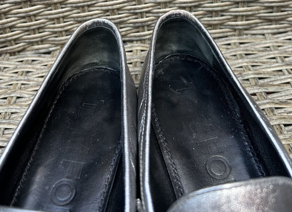 Tom Ford × Vintage Vintage Tom Ford Silver Leather Chain Loafer Flats MUCH WORN Size US 9 / IT 39 - 11 Thumbnail