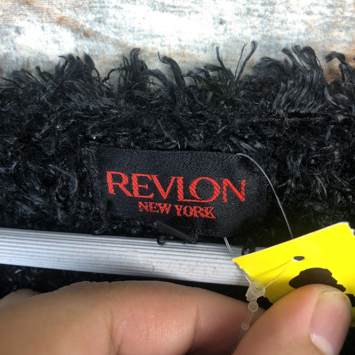 Japanese Brand DL Revlon Newyork Black Mohair Knitwear #C035 Size L / US 10 / IT 46 - 7 Thumbnail