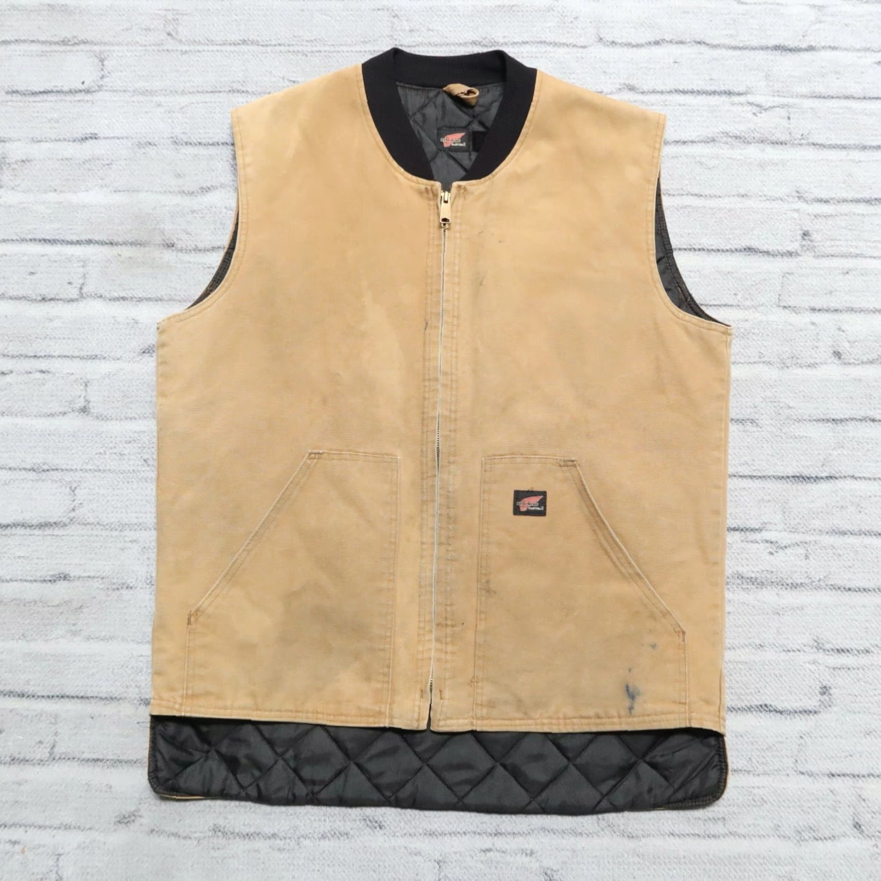 Red Wing VINTAGE Red Wing Outfitters Quilted Lined Vest Mens Shop: Vest Canvas Brown L Tall Size L Size US L / EU 52-54 / 3 - 2 Thumbnail