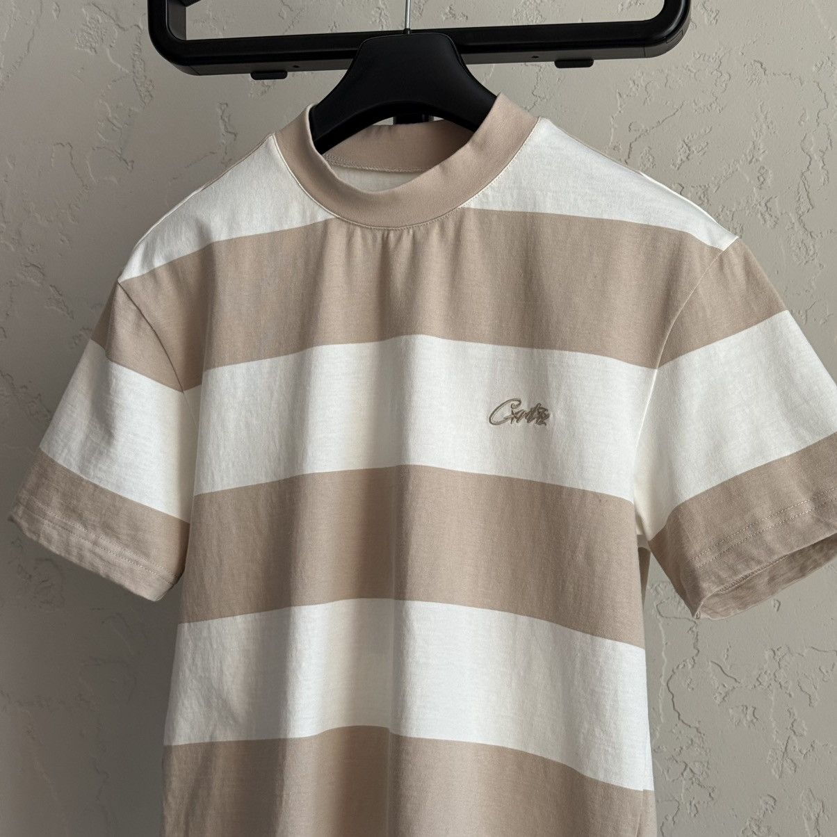 Corteiz Corteiz Striped Cream Tee Short Sleeve Size US S / EU 44-46 / 1 - 1 Thumbnail