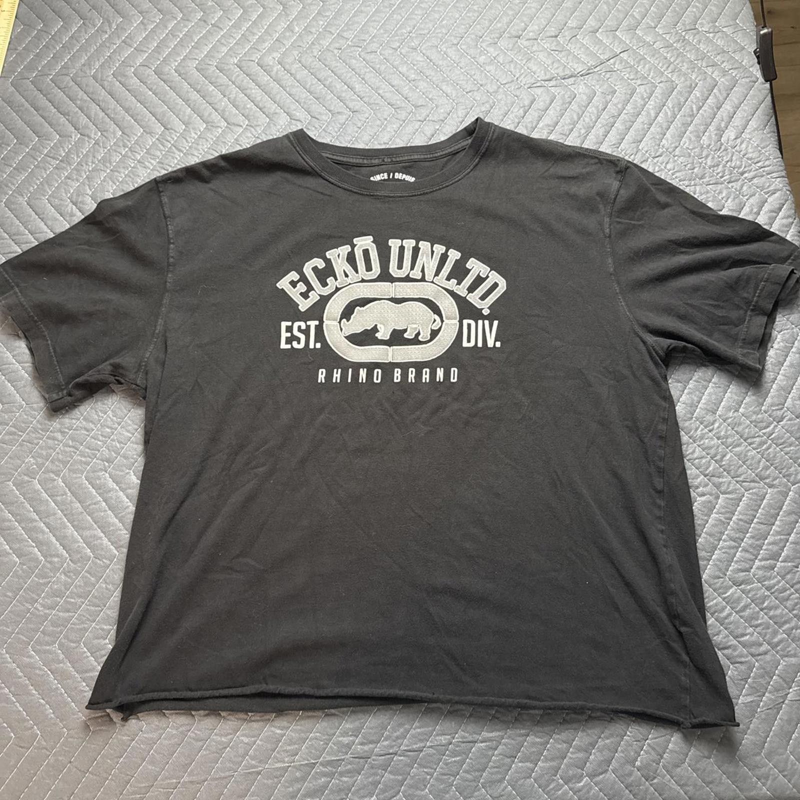 Ecko Unltd. y2k Ecko Unltd rhino logo t-shirt mens xxl Size US XXL / EU 58 / 5 - 2 Thumbnail
