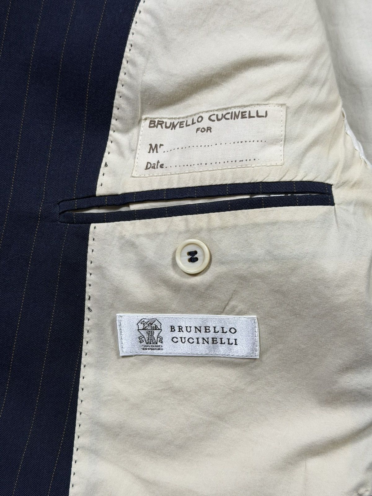 Brunello Cucinelli Brunello Cucinelli blazer, size 50,100% cotton,Made in Italy Size 50L - 11 Thumbnail