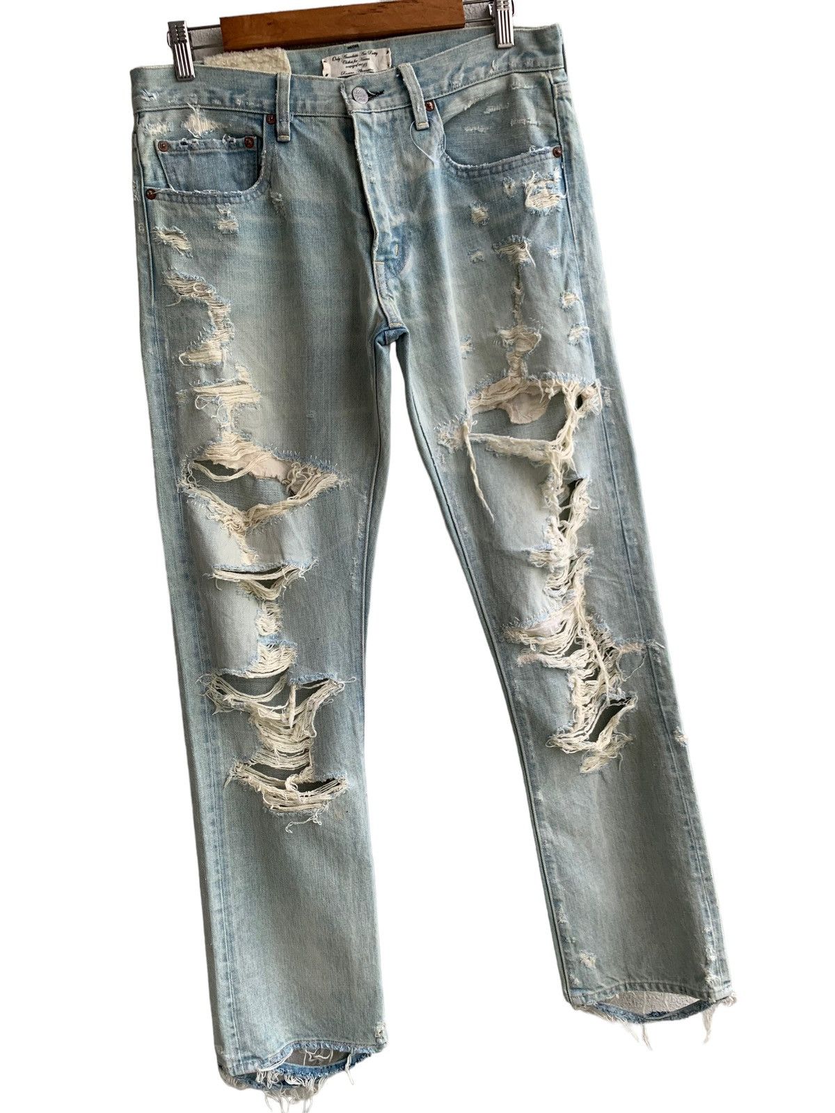 Hope 🔥⚡️Vintage Japanese Brand Distressed RNA Jeans Size US 31 - 5 Thumbnail