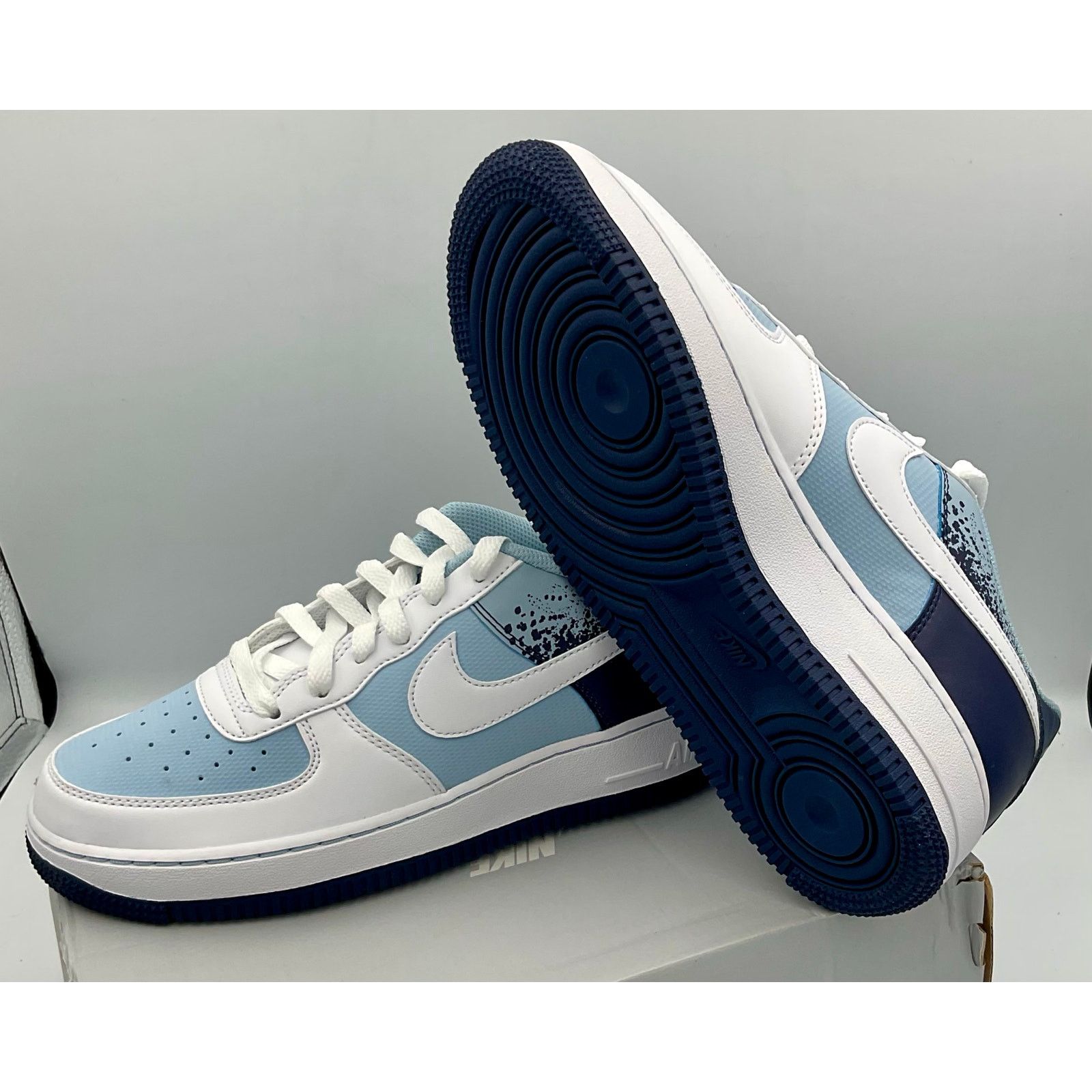 Nike Nike Air Force 1 Armory Blue IB7686-400 Blue Navy White Sz6 Size US 6.5 / EU 39-40 - 3 Thumbnail