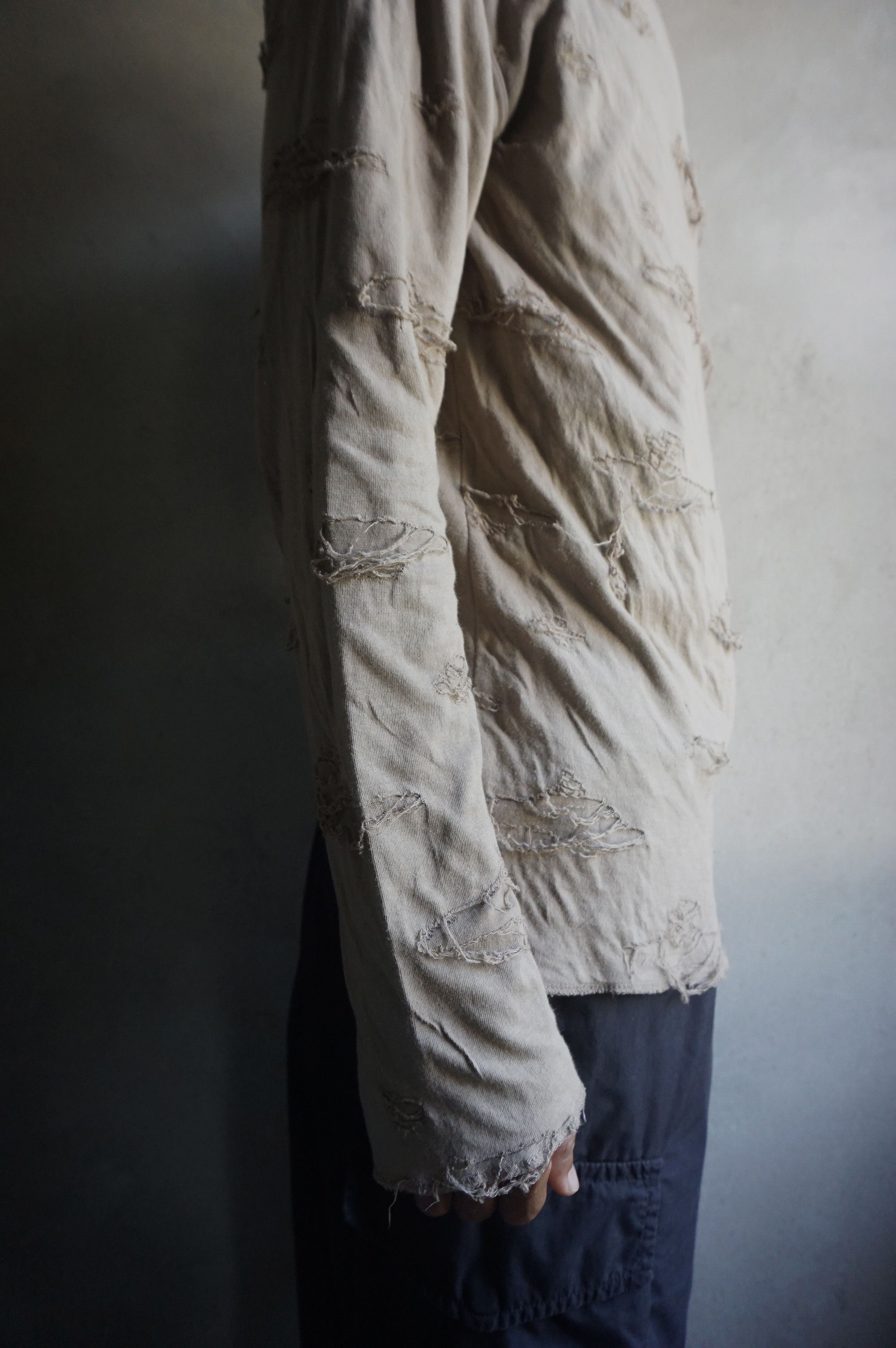 Beams Plus Beams distressed longsleeve Size US M / EU 48-50 / 2 - 15 Thumbnail