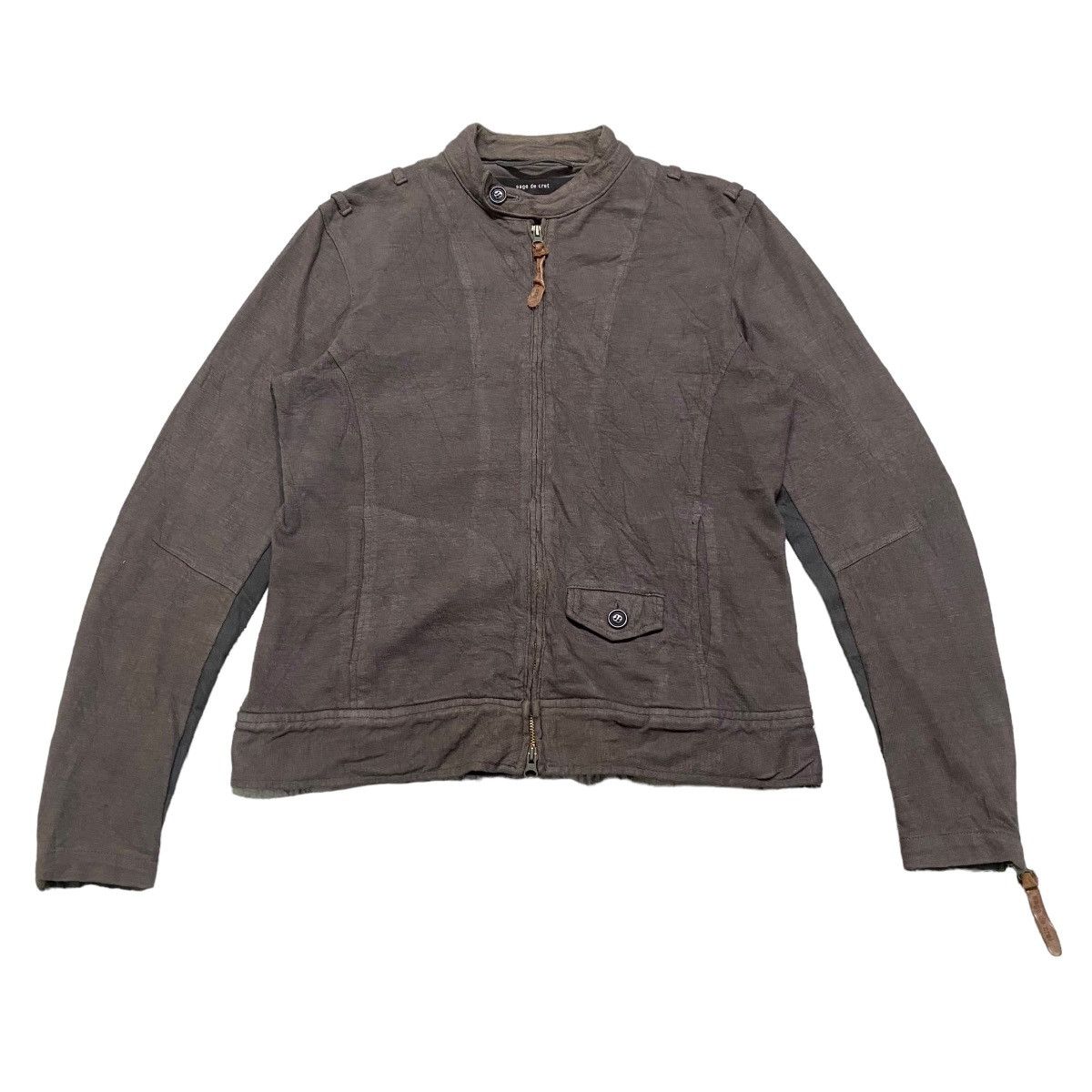 Sage De Cret Sage de Cret Paneled Biker Jacket Size US S / EU 44-46 / 1 - 12 Thumbnail