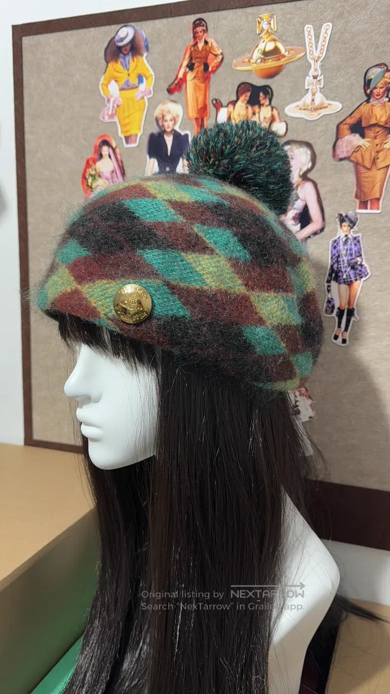 Vivienne Westwood Vivienne Westwood Diamond Patterned Hat Size ONE SIZE - 2 Thumbnail