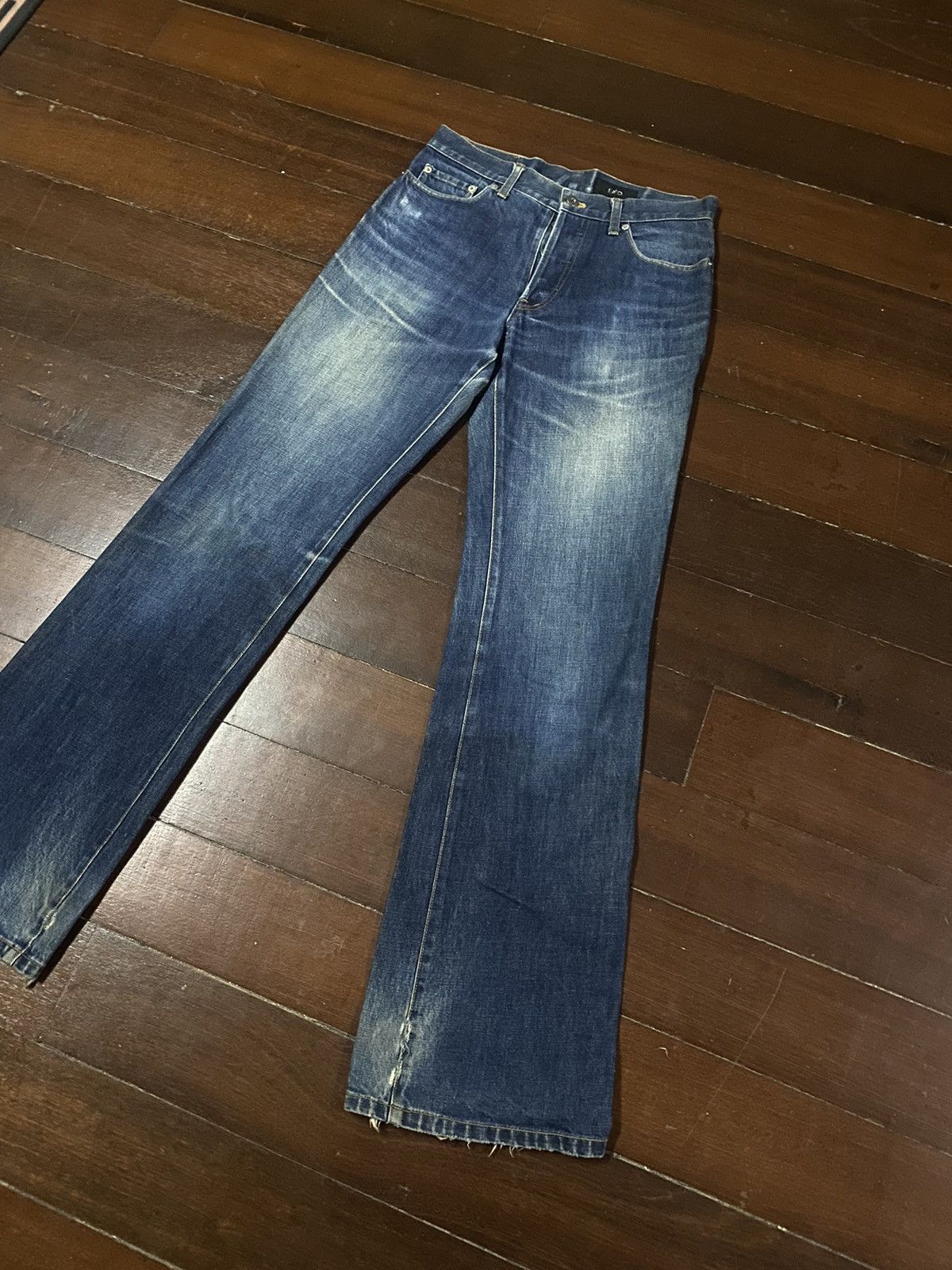 Yohji Yamamoto Vintage INED Homme BY Yohji Yamamoto BOOT CUT Distressed Size US 32 / EU 48 - 3 Thumbnail