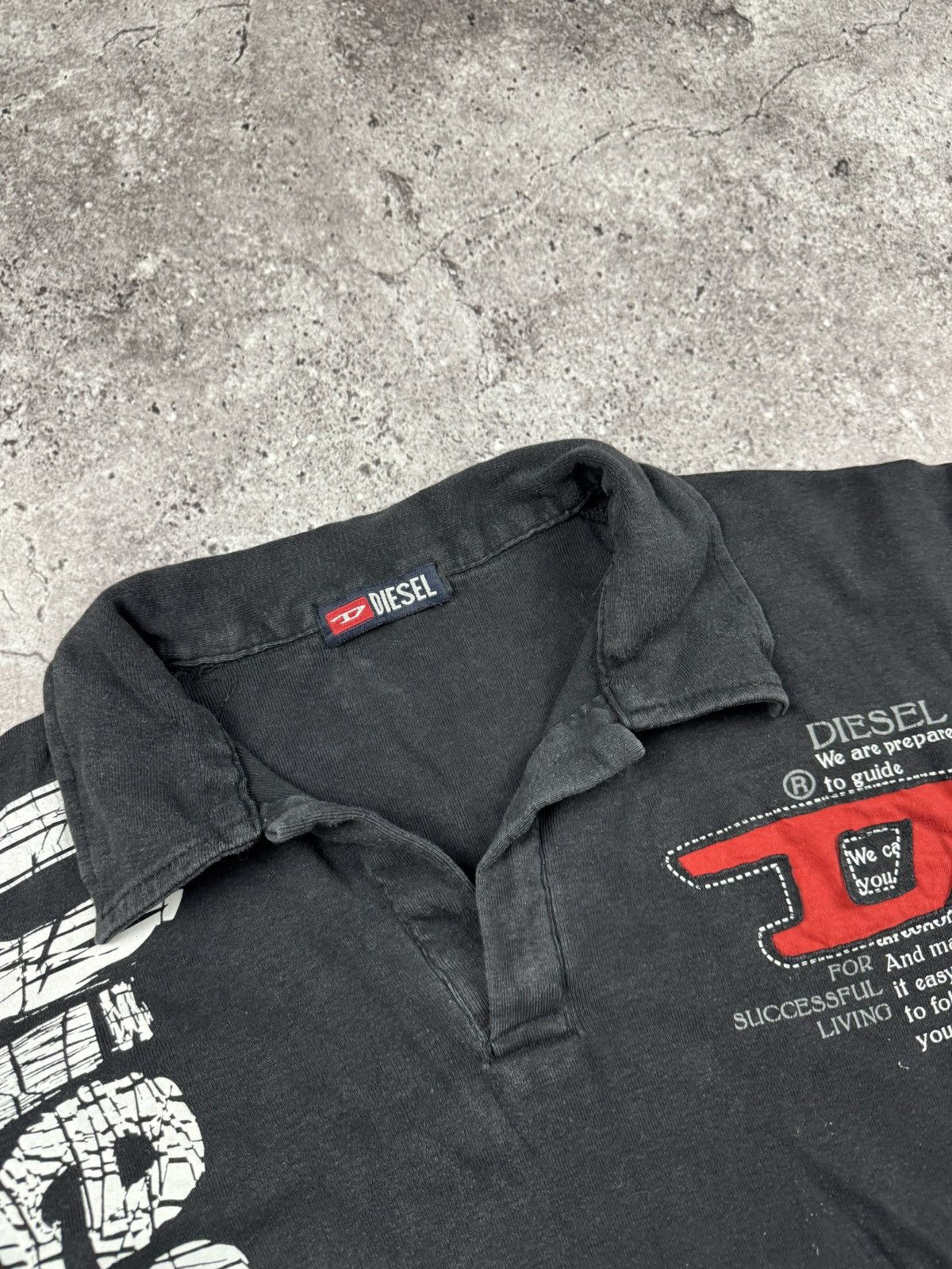 Other 💥Y2k Vintage Diesel Style Avant Garde Polo Rugby Longsleeve Size US M / EU 48-50 / 2 - 5 Thumbnail