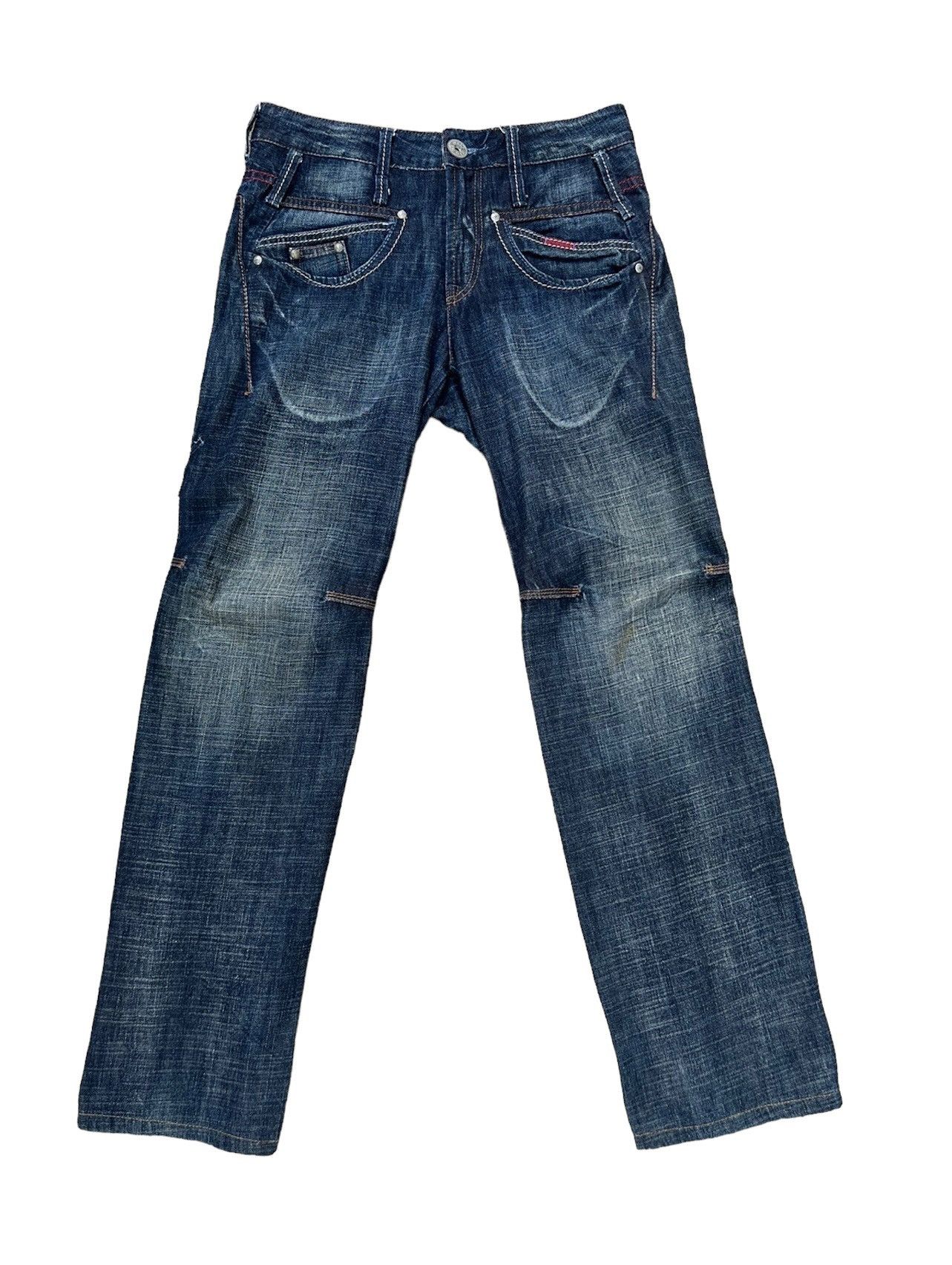 Marithe + Francois Girbaud Marithe Francois Girbaud Multiple Pocket Cargo Denim Pant Size US 30 / EU 46 - 1 Thumbnail