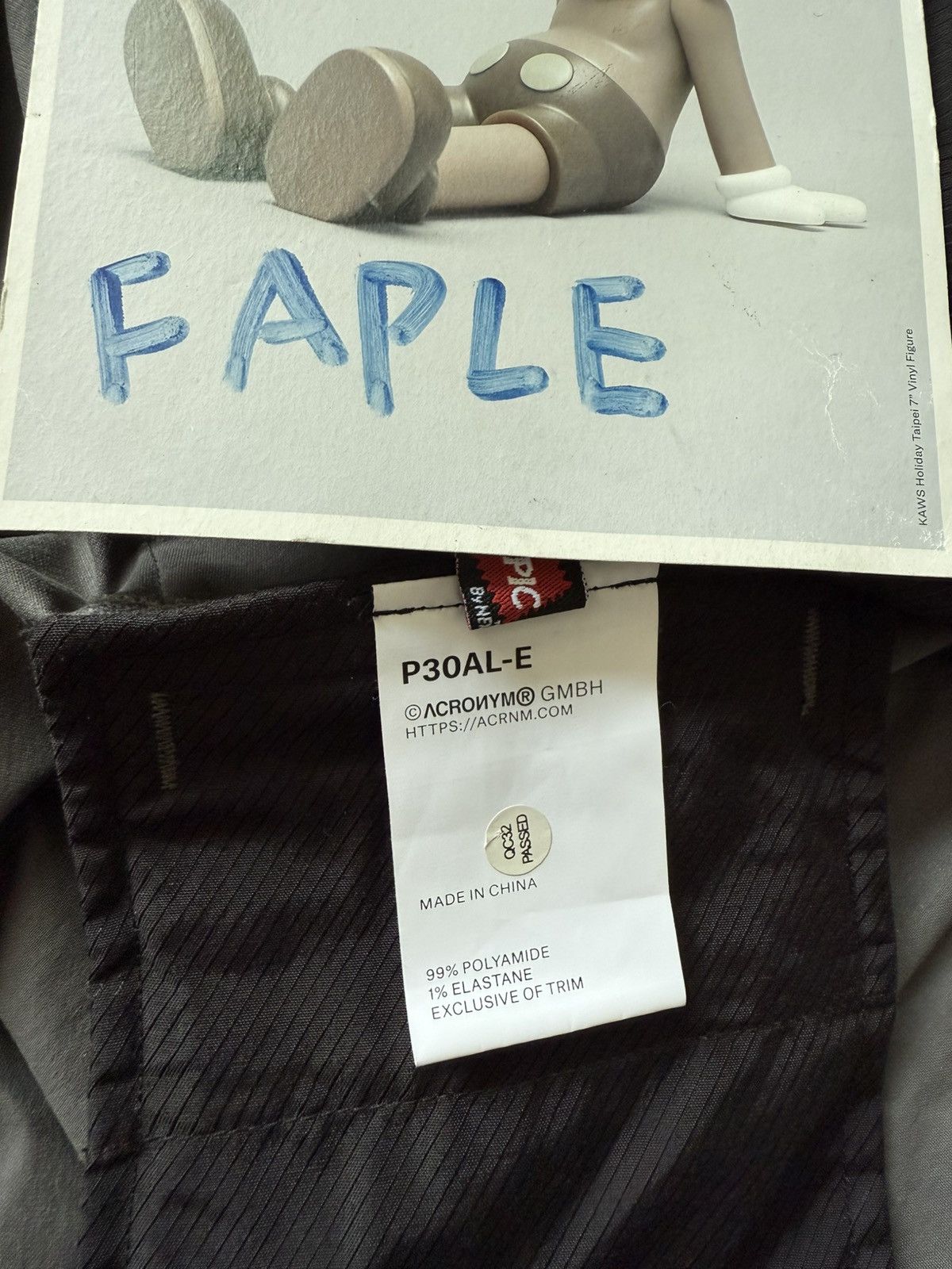 Acronym P30AL-E Wide-Leg Belted Layered Nylon Cargo Trousers - Gray Size US 28 / EU 44 - 4 Thumbnail