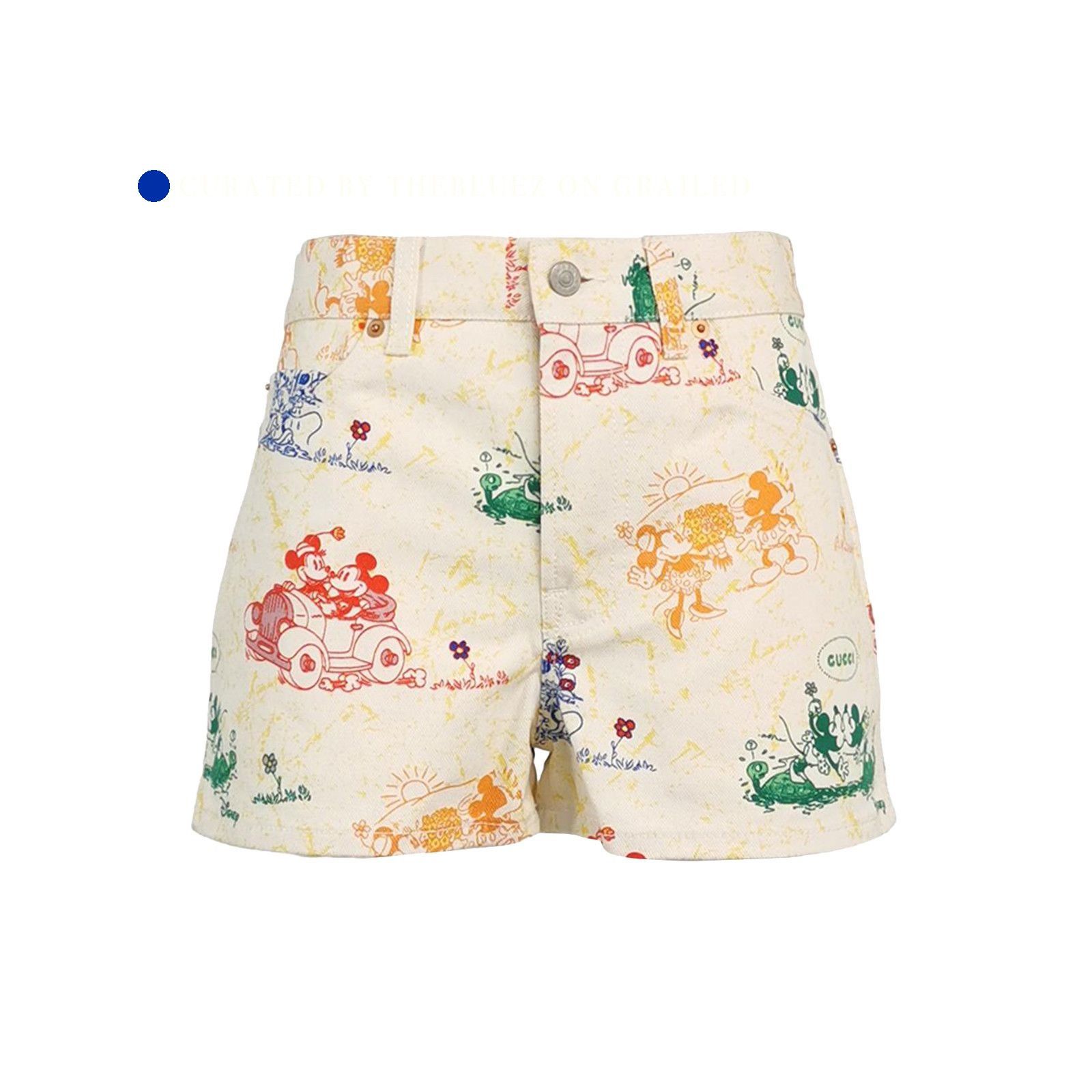 Gucci Disney Print Shorts in Multi Color Size US 28 / EU 44 - 1 Thumbnail