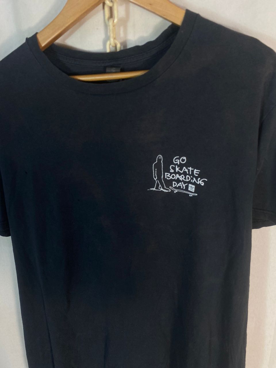 Anvil “Go skate boarding day” distressed tshirt by anvil Size US M / EU 48-50 / 2 - 3 Thumbnail