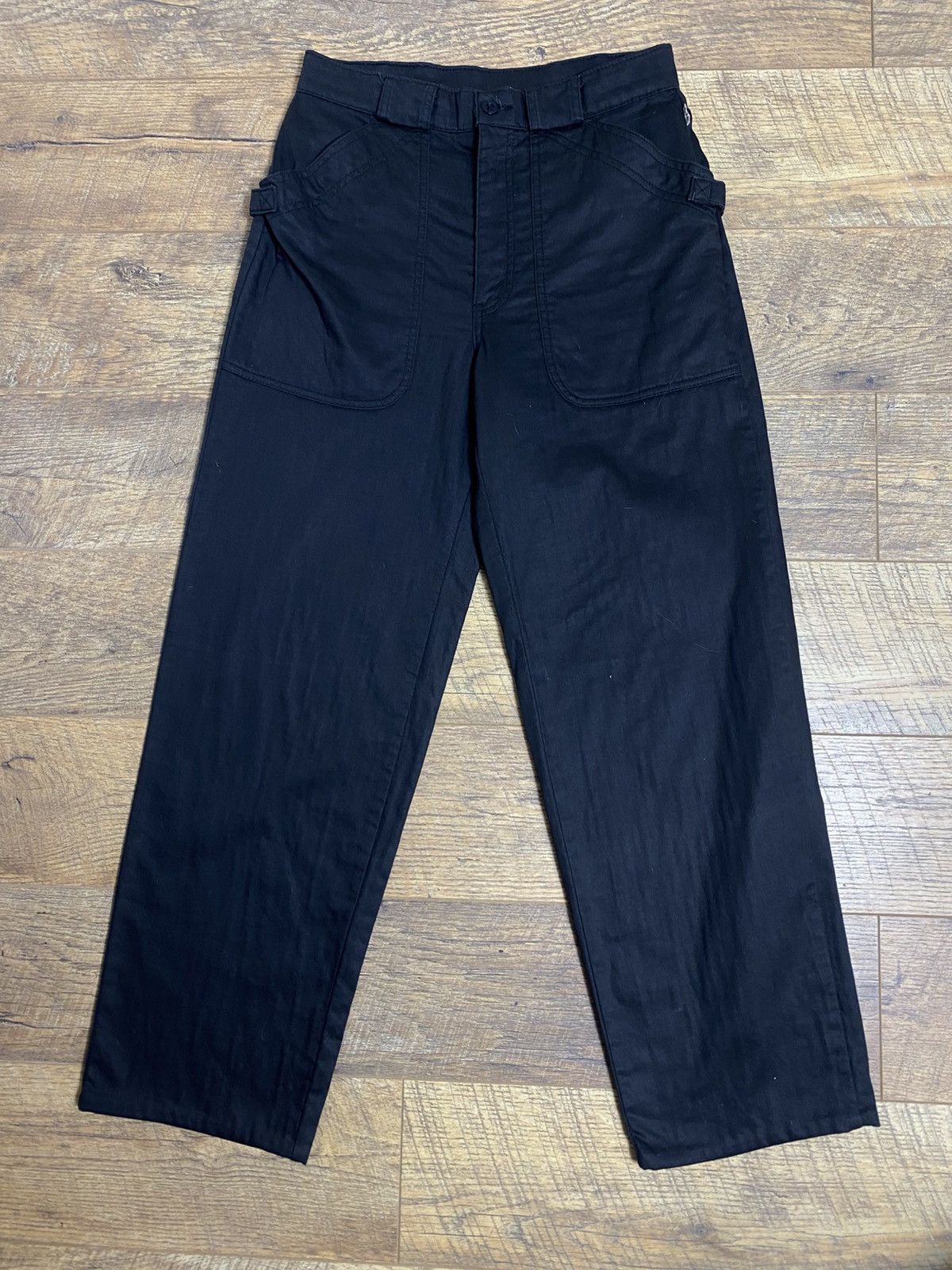 Levi's VINTAGE LEVI'S Trousers Black MADE IN ITALY Utility Workwear Size US 31 - 1 Thumbnail