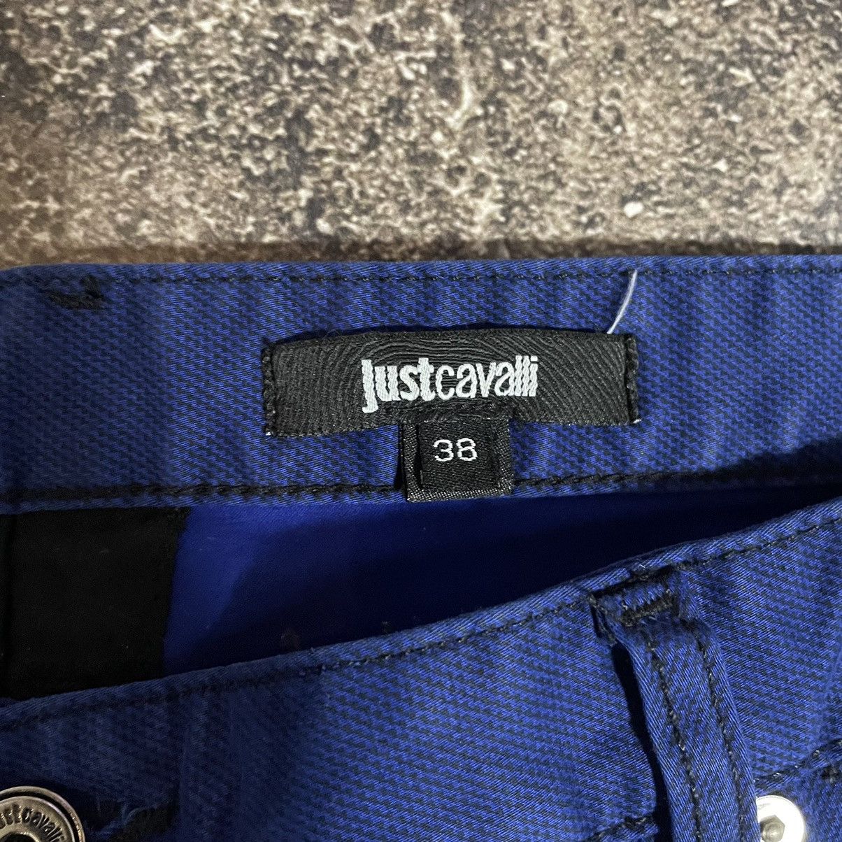 Just Cavalli × Roberto Cavalli Just Cavalli Blue Big Logo Pants Size US 38 / EU 54 - 6 Thumbnail