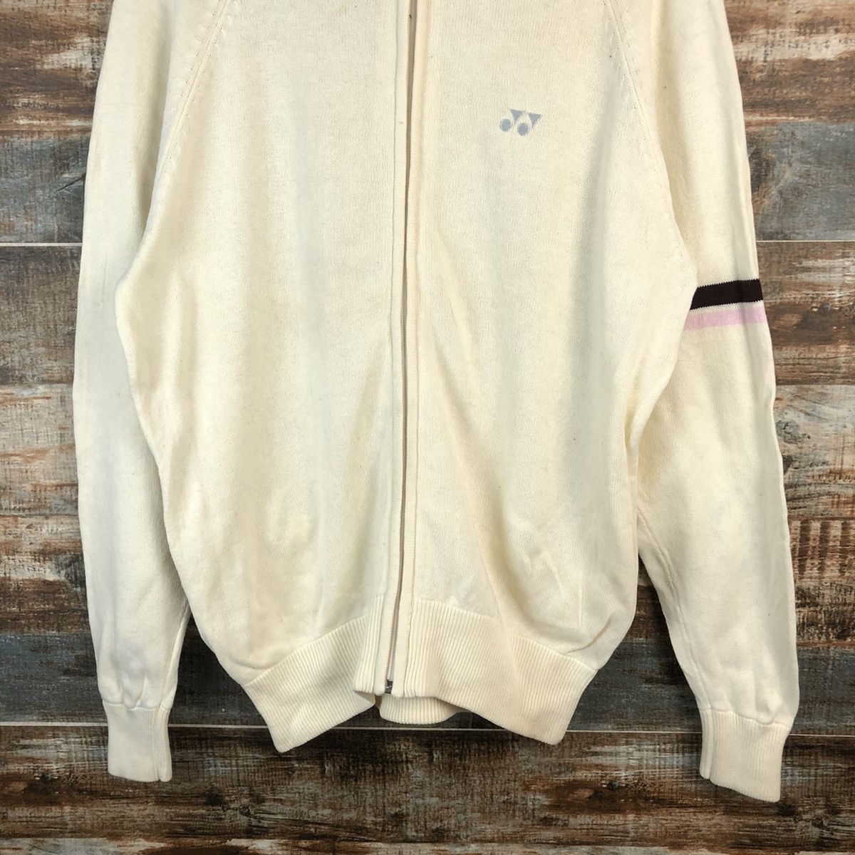 Vintage DL Yonex japan vintage White Knitwear #C751 Size US M / EU 48-50 / 2 - 6 Thumbnail