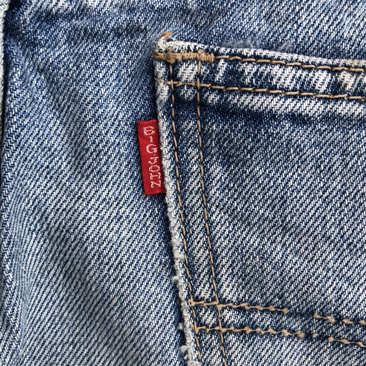 Big John × Vintage Vintage Big John Distressed Light Wash Jeans Denim Pants Size US 32 / EU 48 - 12 Thumbnail