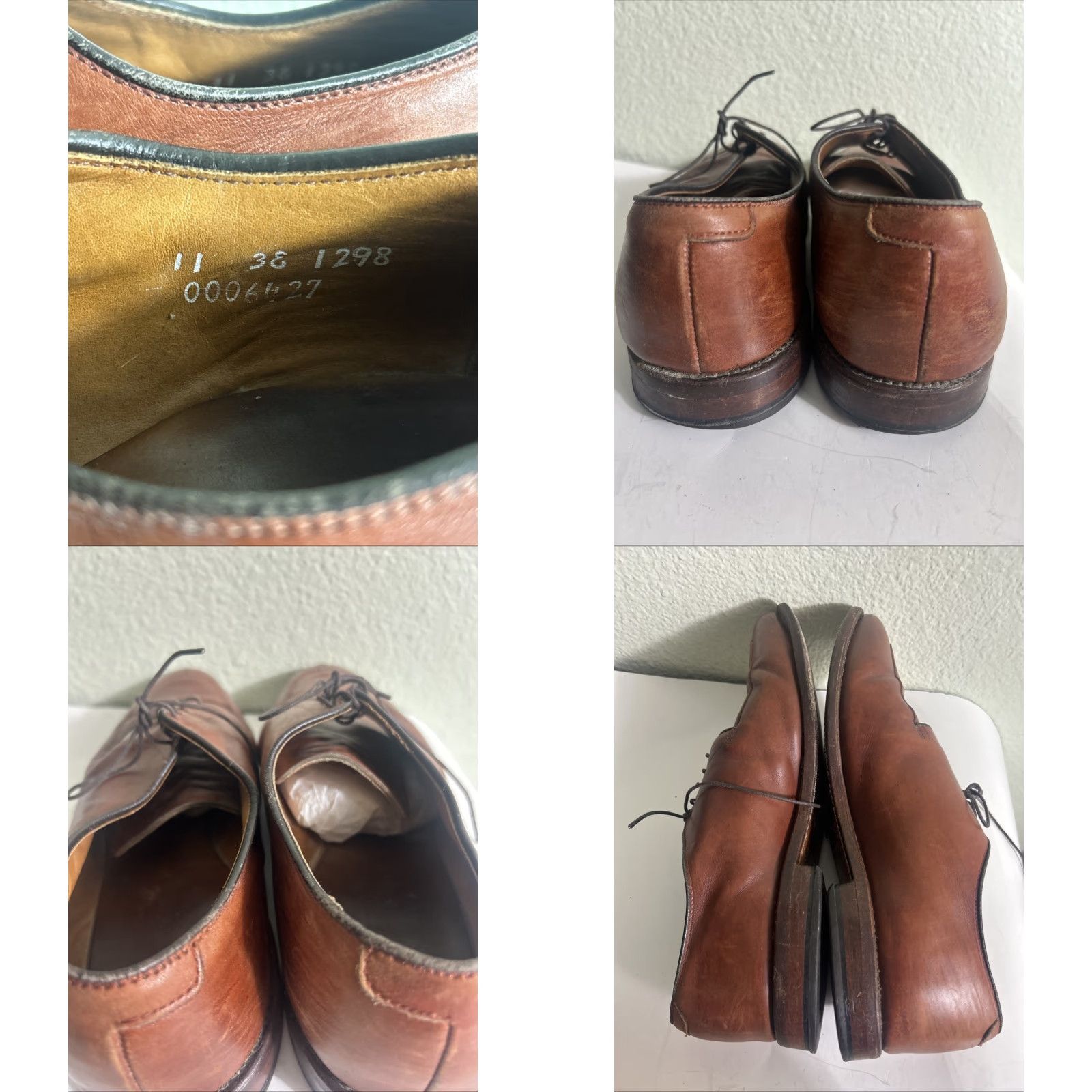 Allen Edmonds Allen Edmonds Delray Split-Toe Lace-Up Oxfords Men 11 Walnut USA Dress Shoes Leather Pattern Solid Size US 11 / EU 44 - 9 Thumbnail